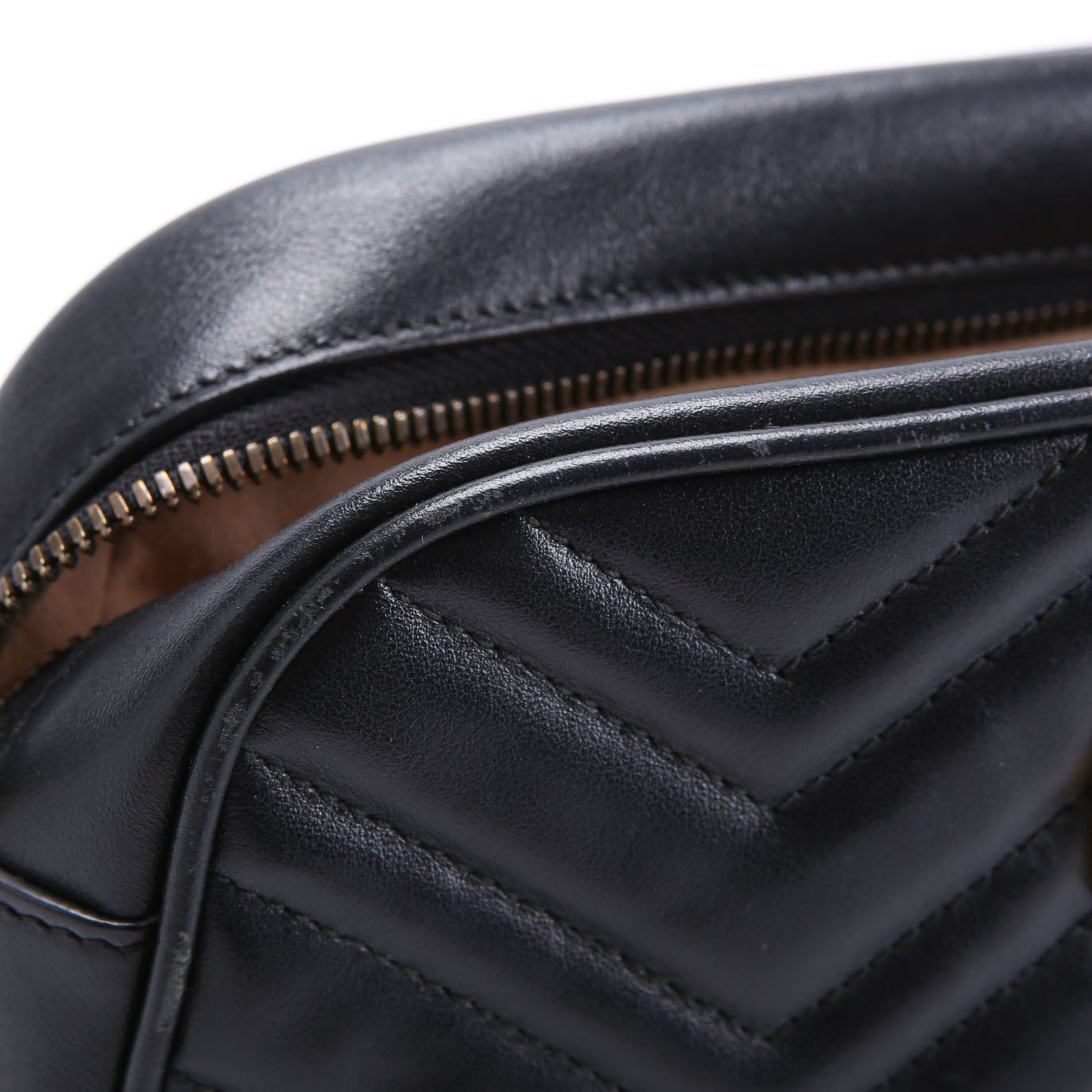 Gucci 447632 Marmont Small Leather Camera Black