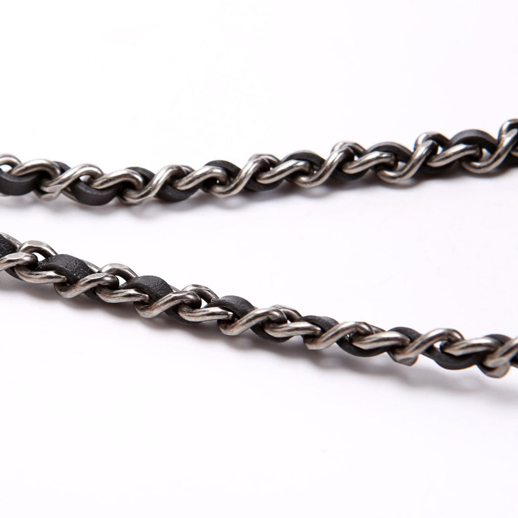 Two-Tone Chain 20s Signe WOC Calfskin 29M Black