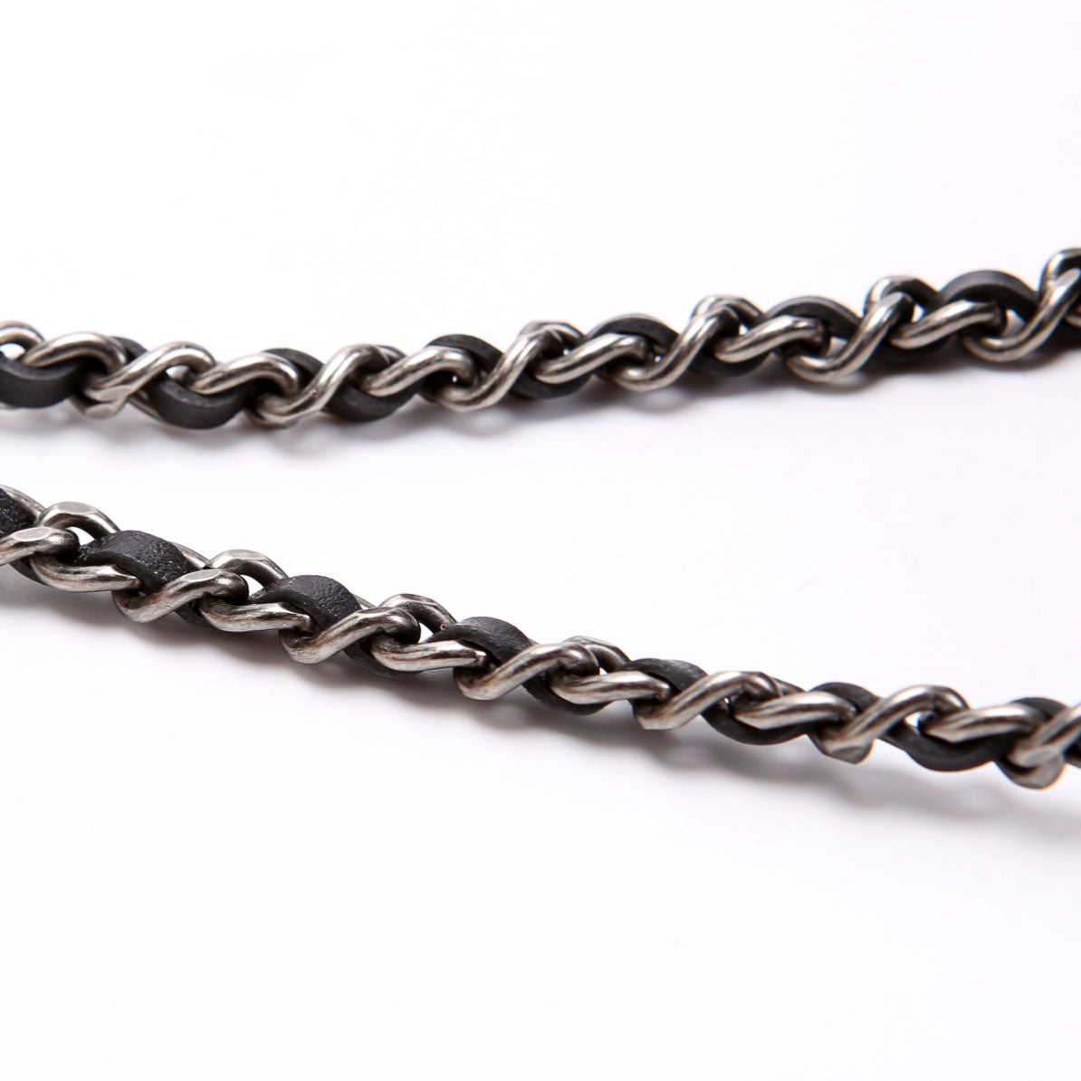 Two-Tone Chain 20s Signe WOC Calfskin 29M Black