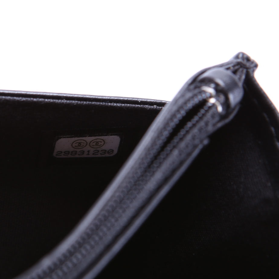 Two-Tone Chain 20s Signe WOC Calfskin 29M Black