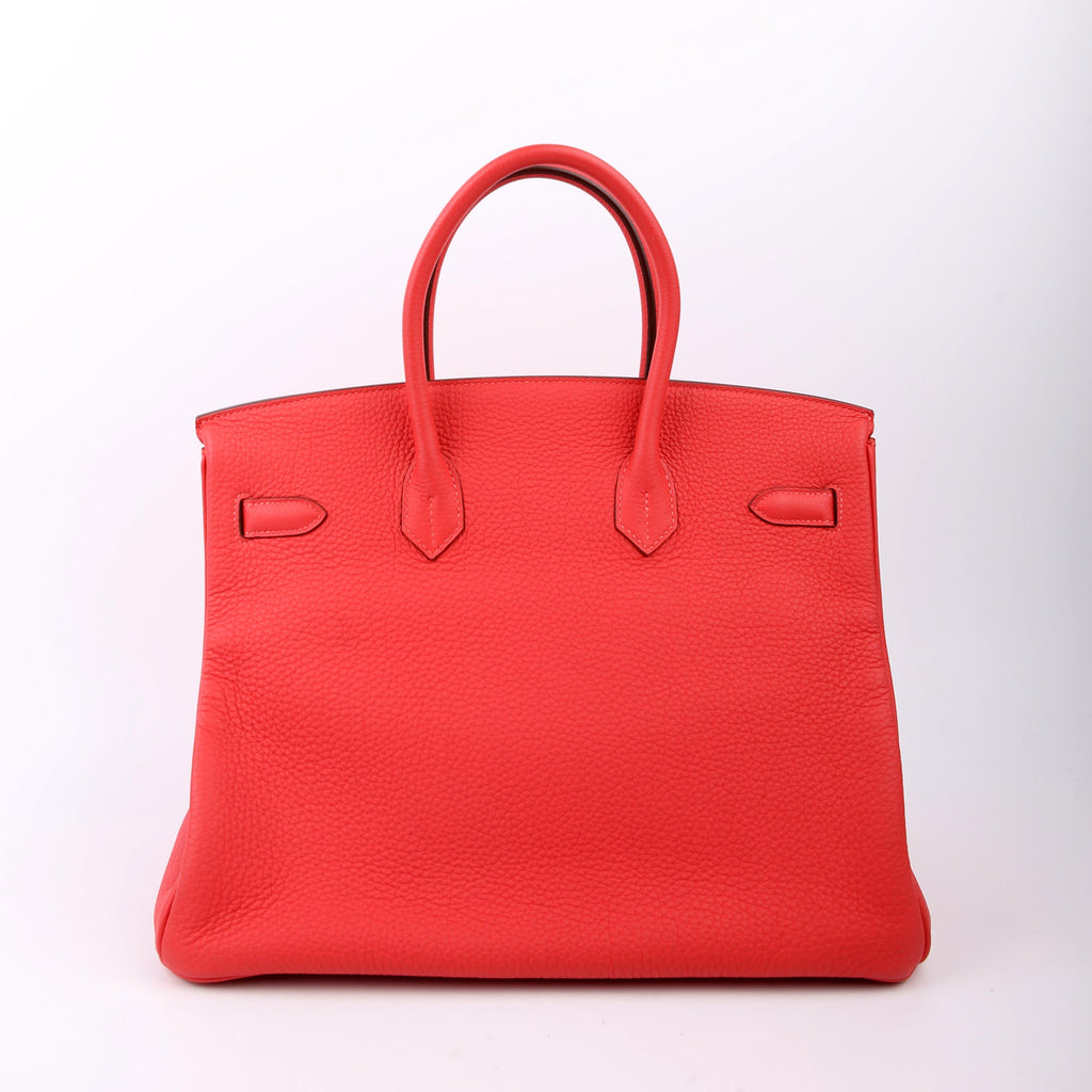 Birkin 35 Togo 2014 Rouge Pivoine