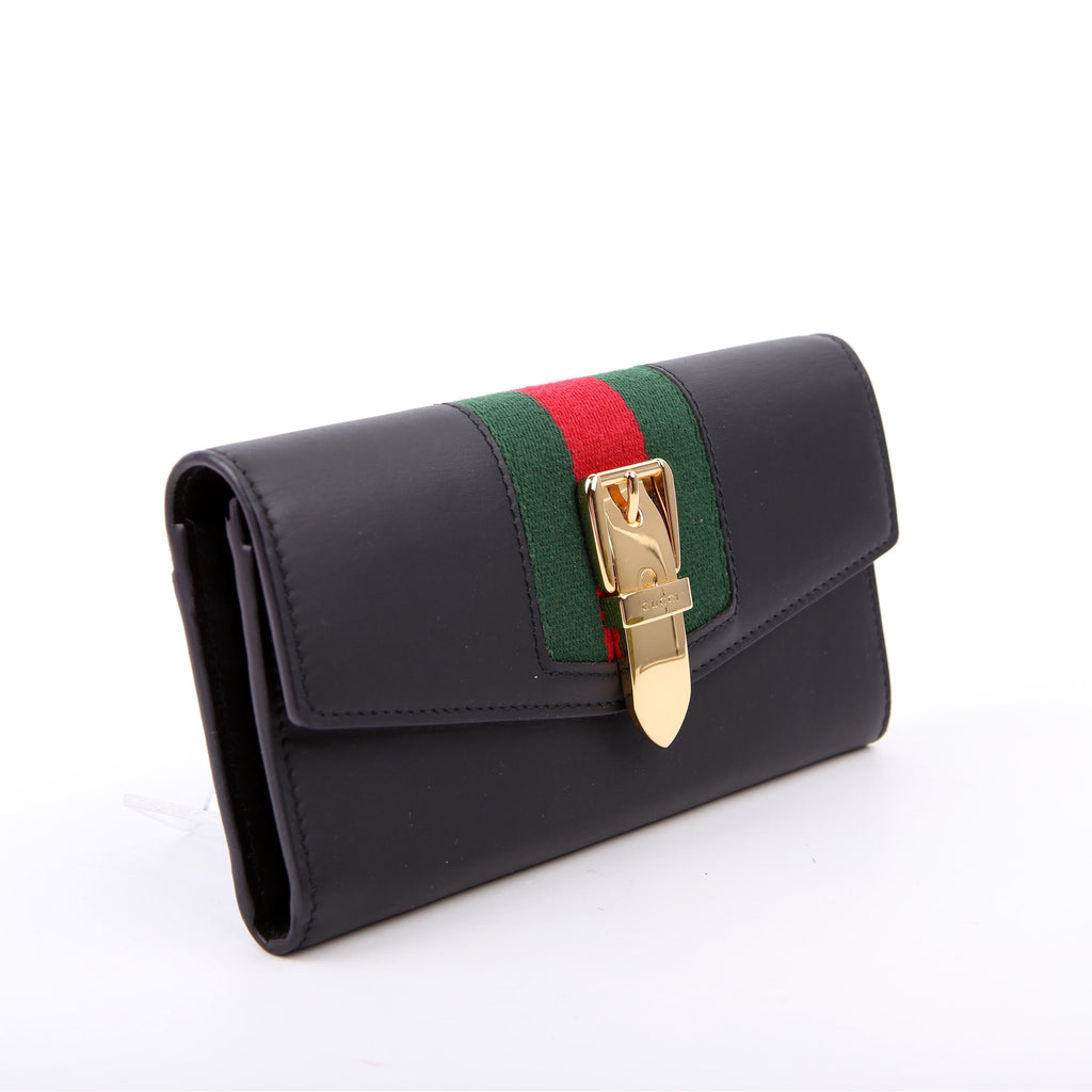 476084 Sylvie Continental Wallet Black