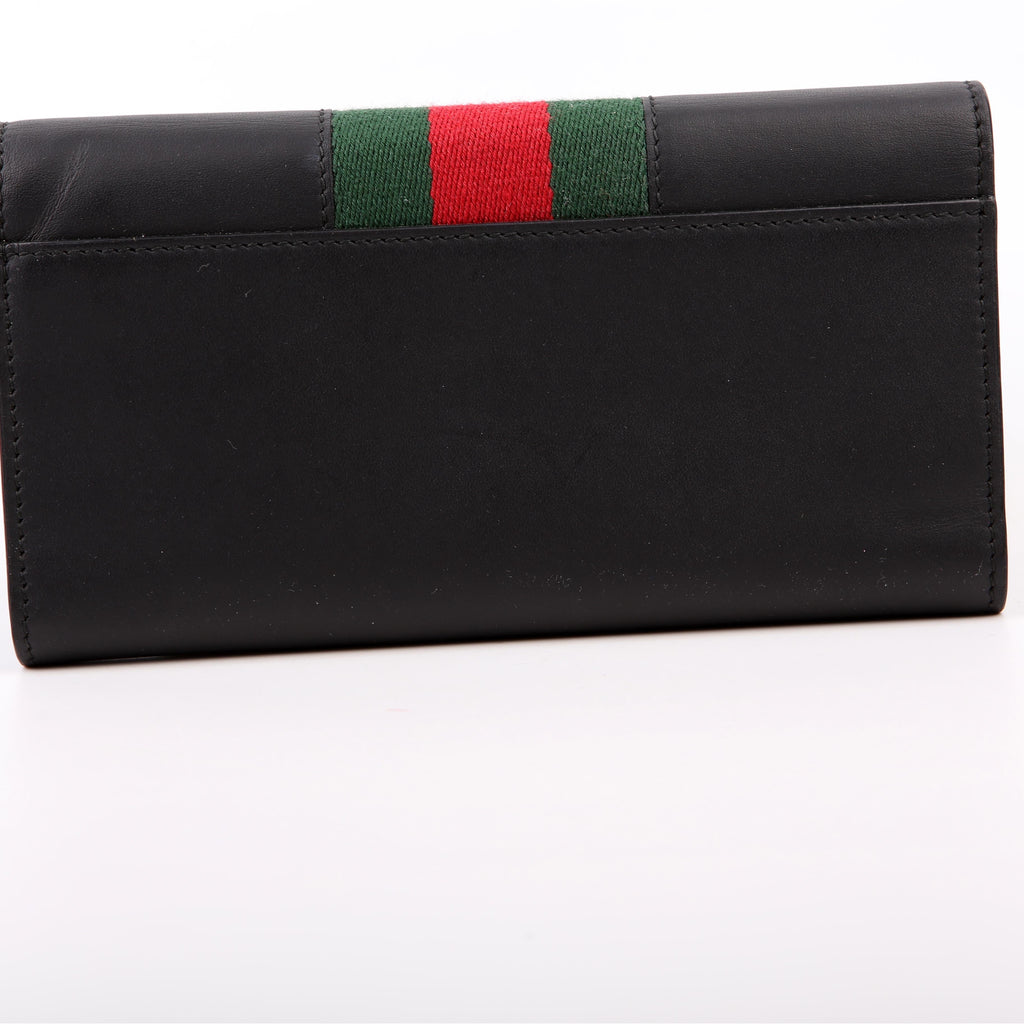 476084 Sylvie Continental Wallet Black