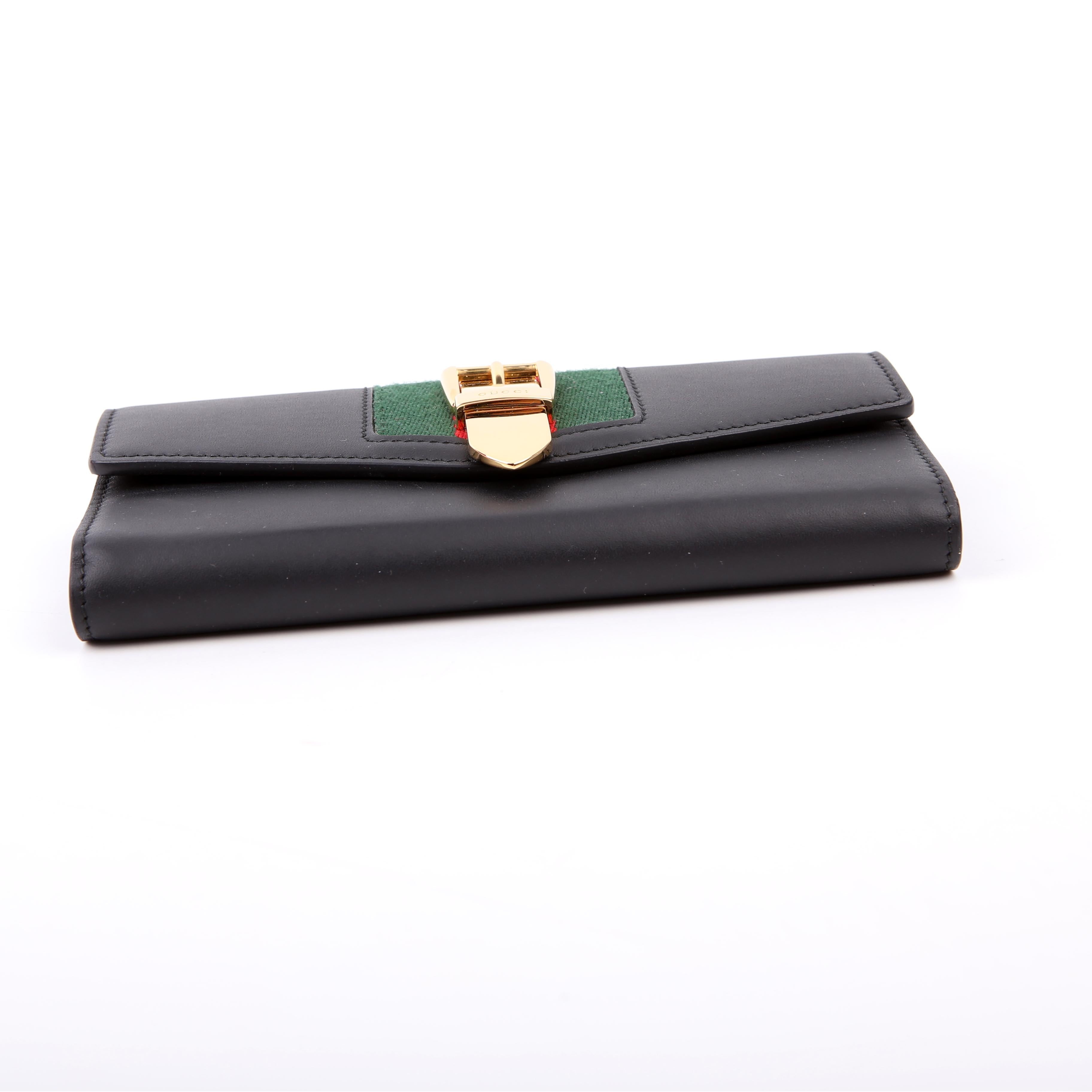 476084 Sylvie Continental Wallet Black