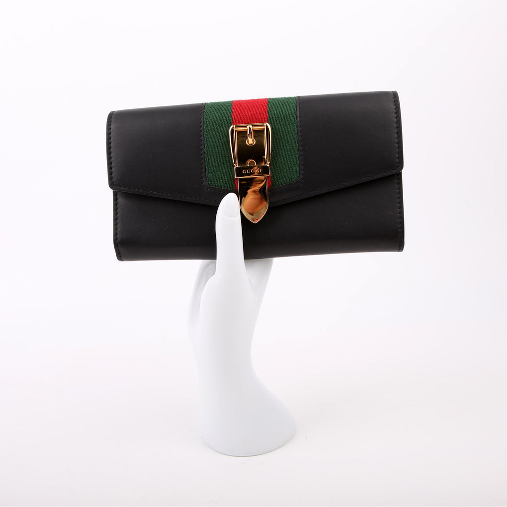 476084 Sylvie Continental Wallet Black