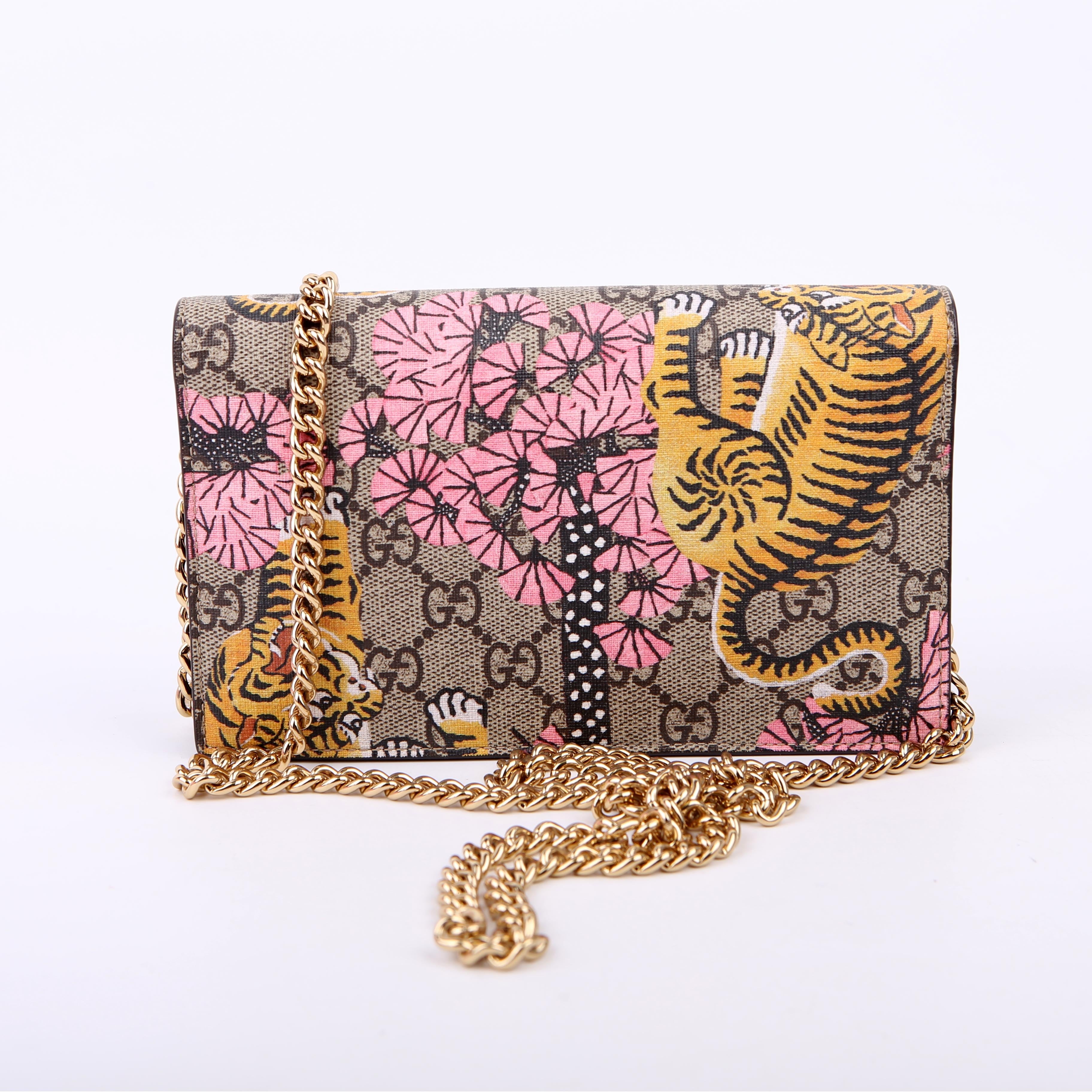 452348 GG Supreme Bengal Chain Wallet
