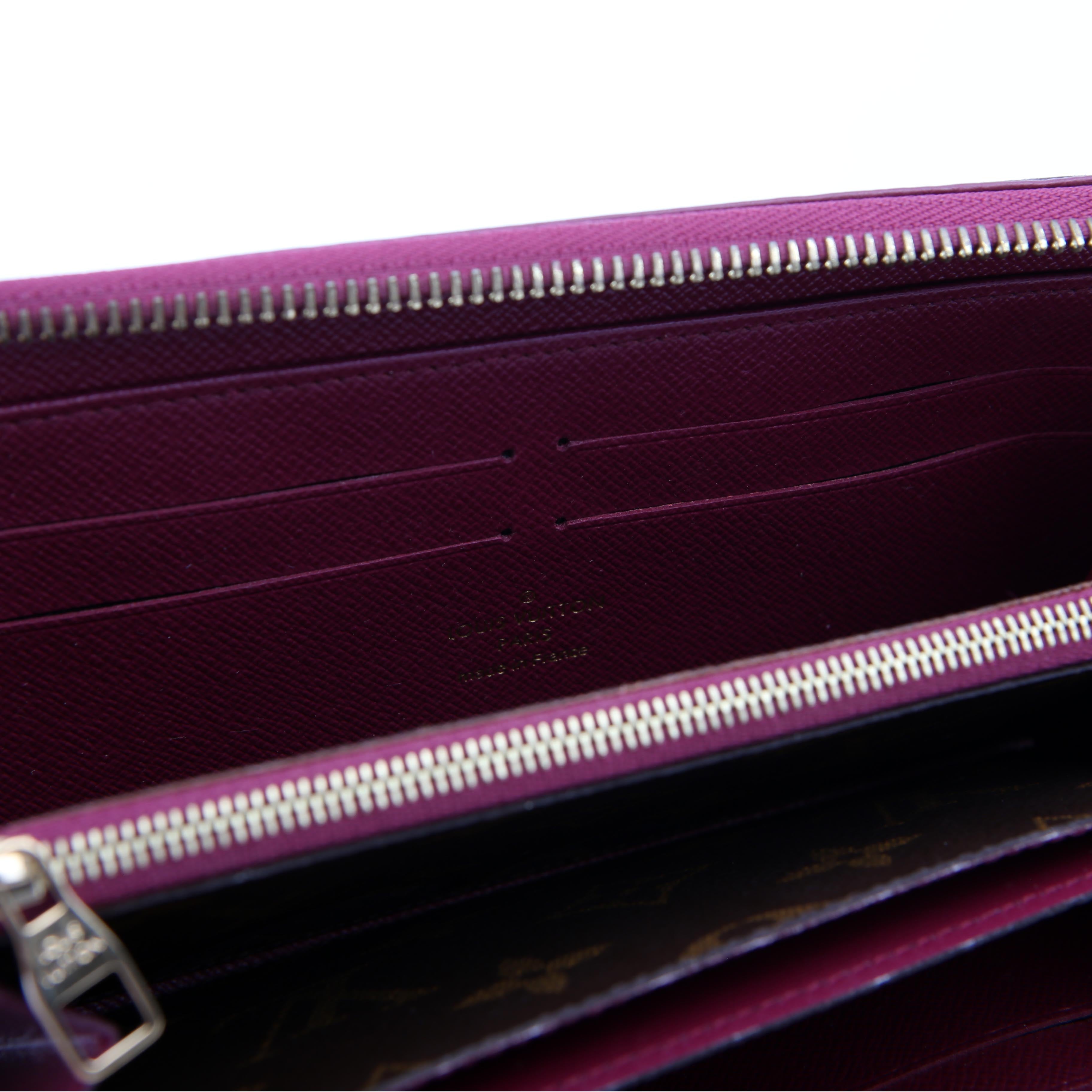 Zippy Wallet Retiro Monogram Burgundy