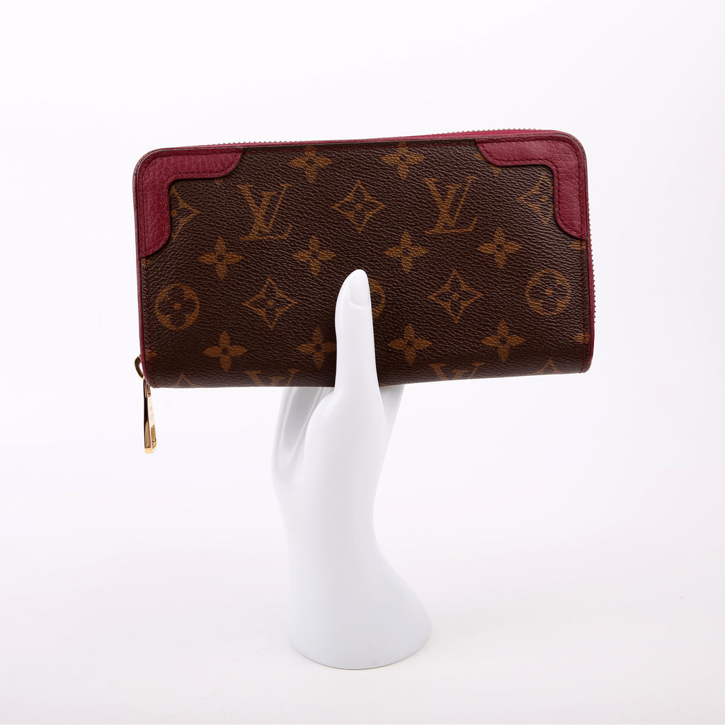 Zippy Wallet Retiro Monogram Burgundy
