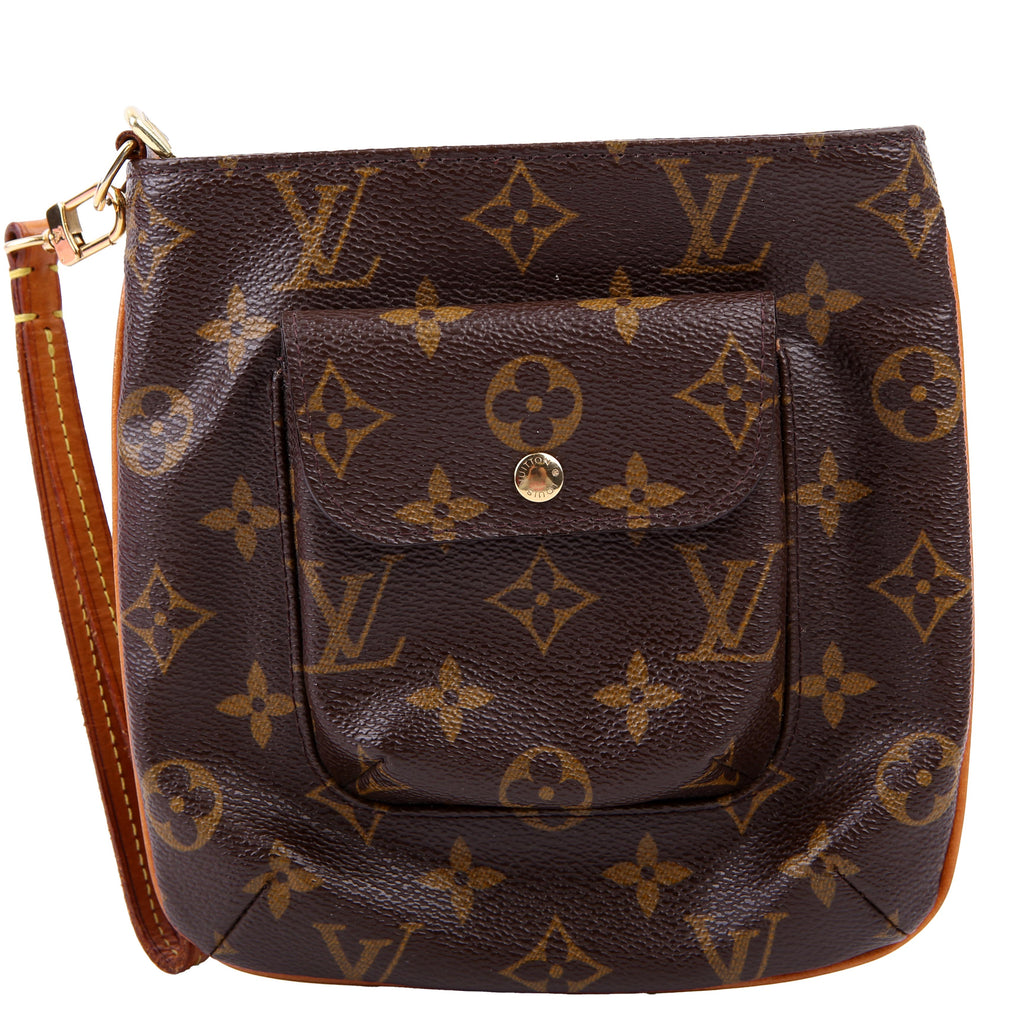 Partition Wristlet Clutch Monogram