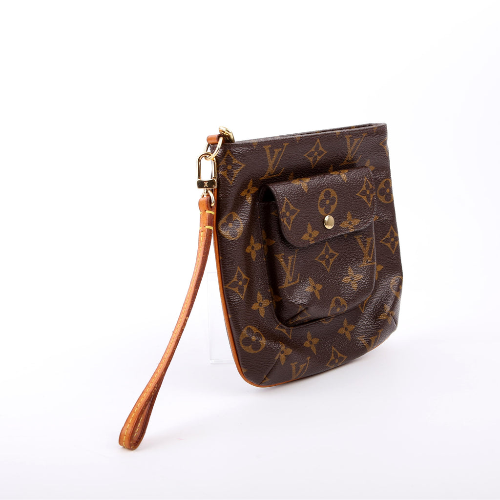 Partition Wristlet Clutch Monogram