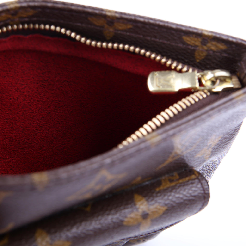 Partition Wristlet Clutch Monogram