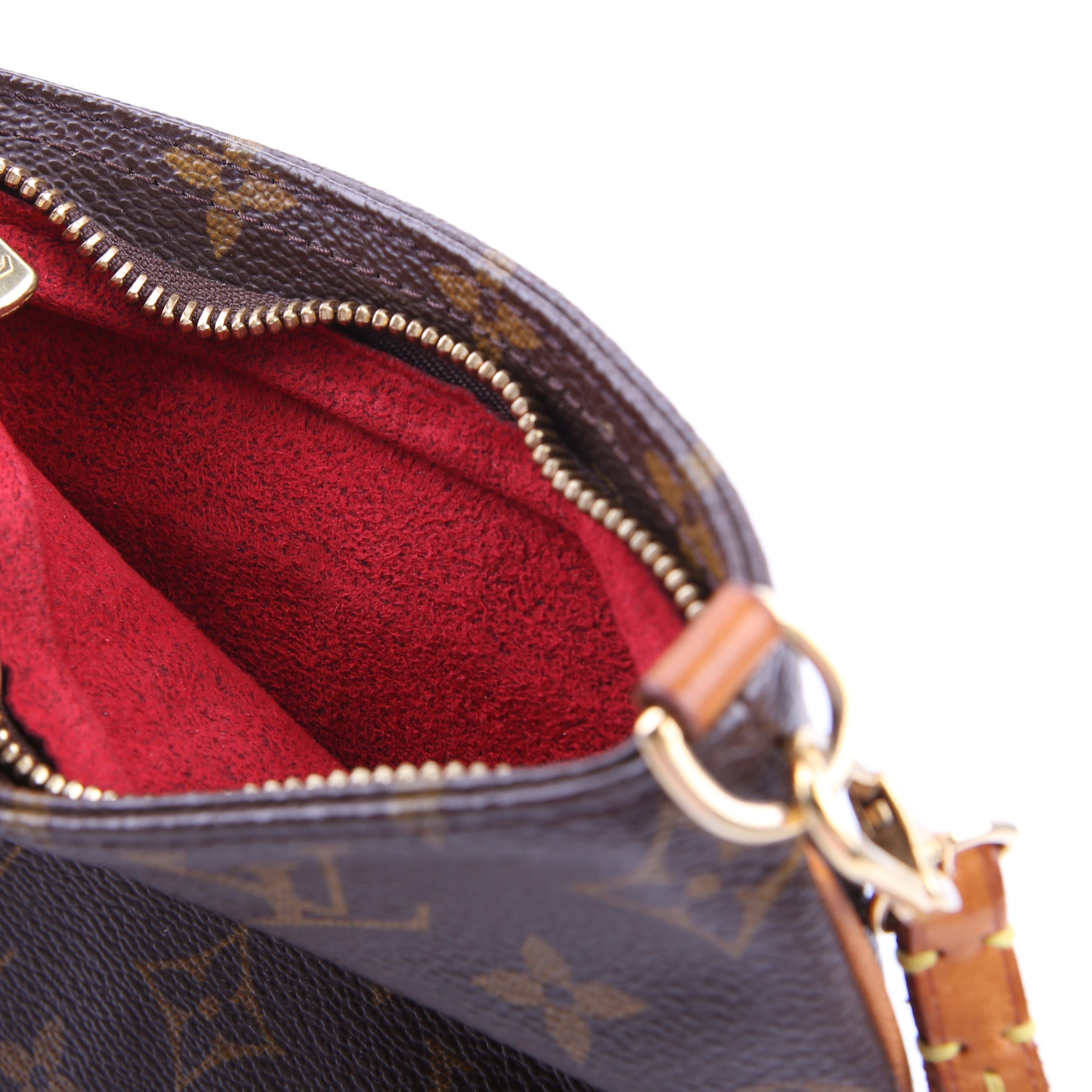 Partition Wristlet Clutch Monogram