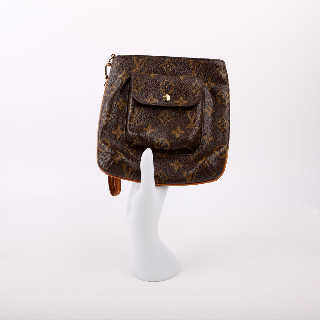 Partition Wristlet Clutch Monogram