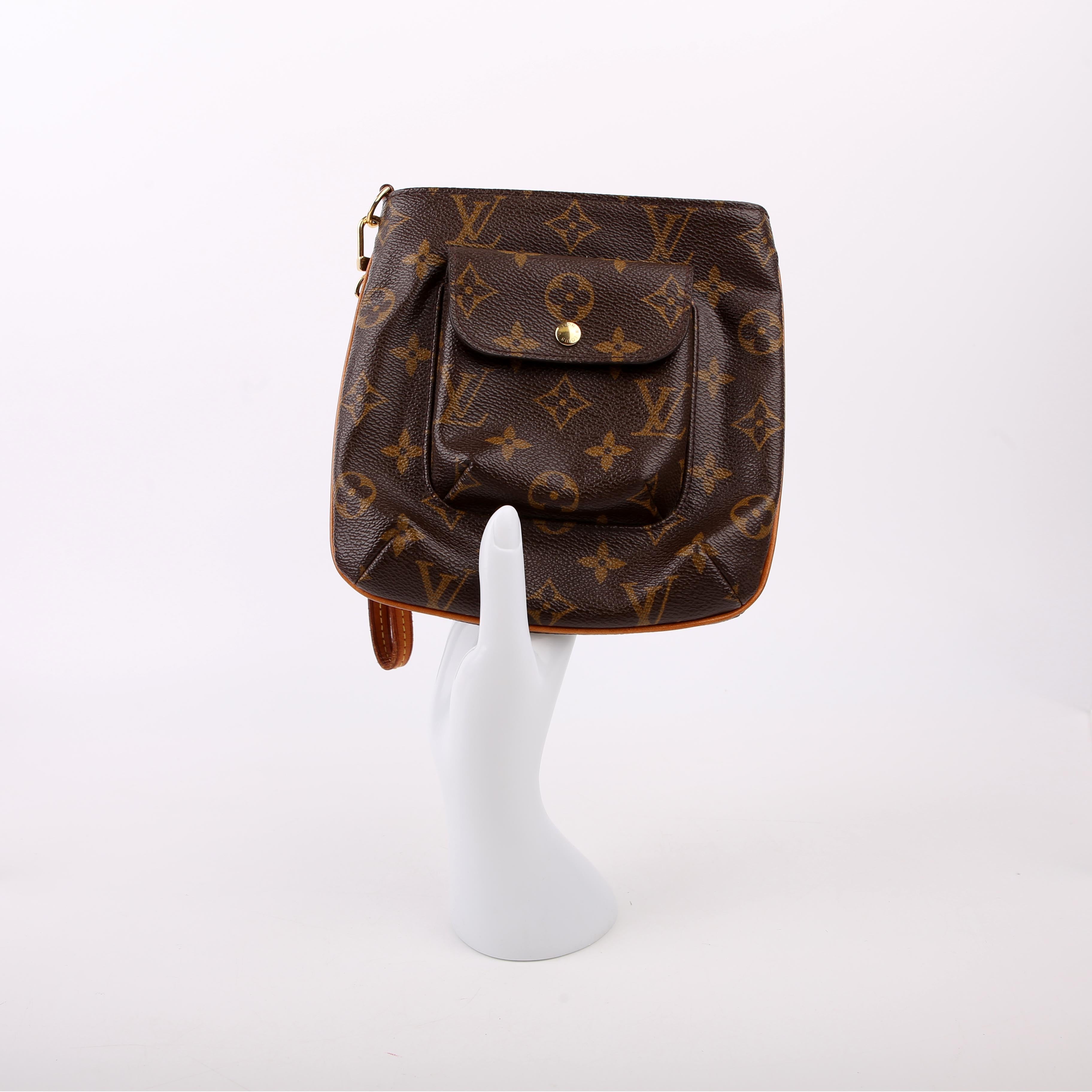 Partition Wristlet Clutch Monogram