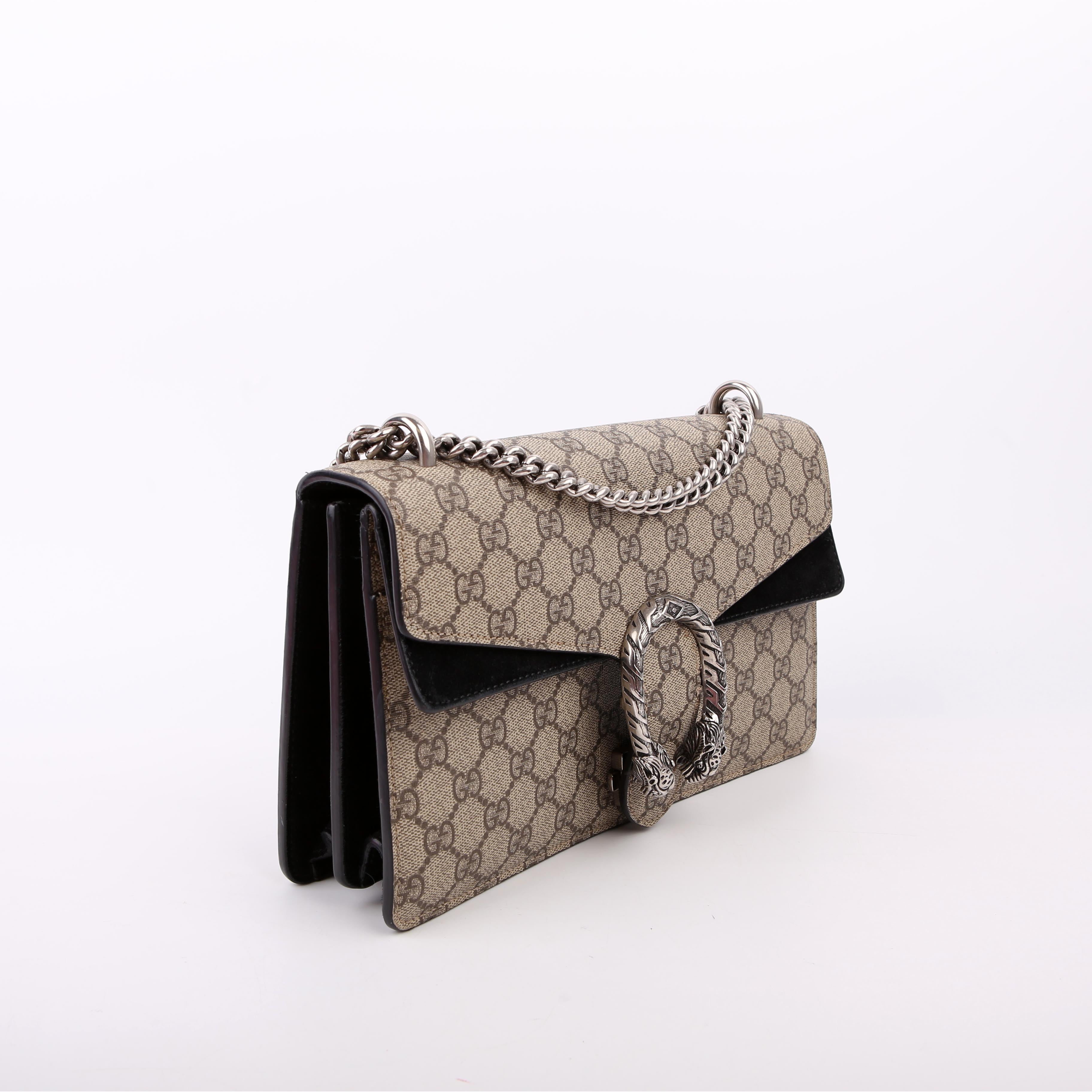 Gucci 400249 Dionysus GG Shoulder Small Black