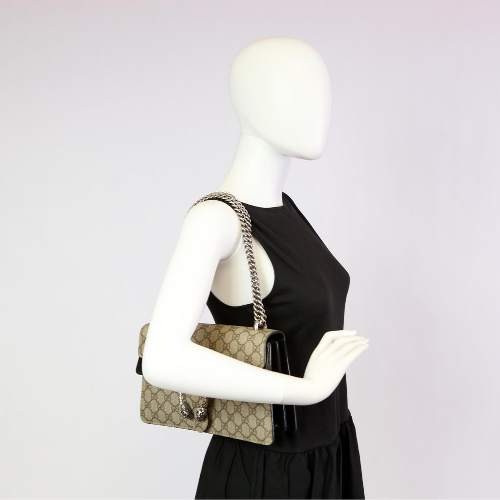 Gucci 400249 Dionysus GG Shoulder Small Black
