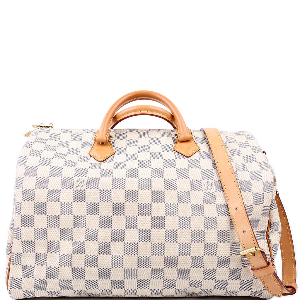 Speedy 35 Bandouliere Damier Azur