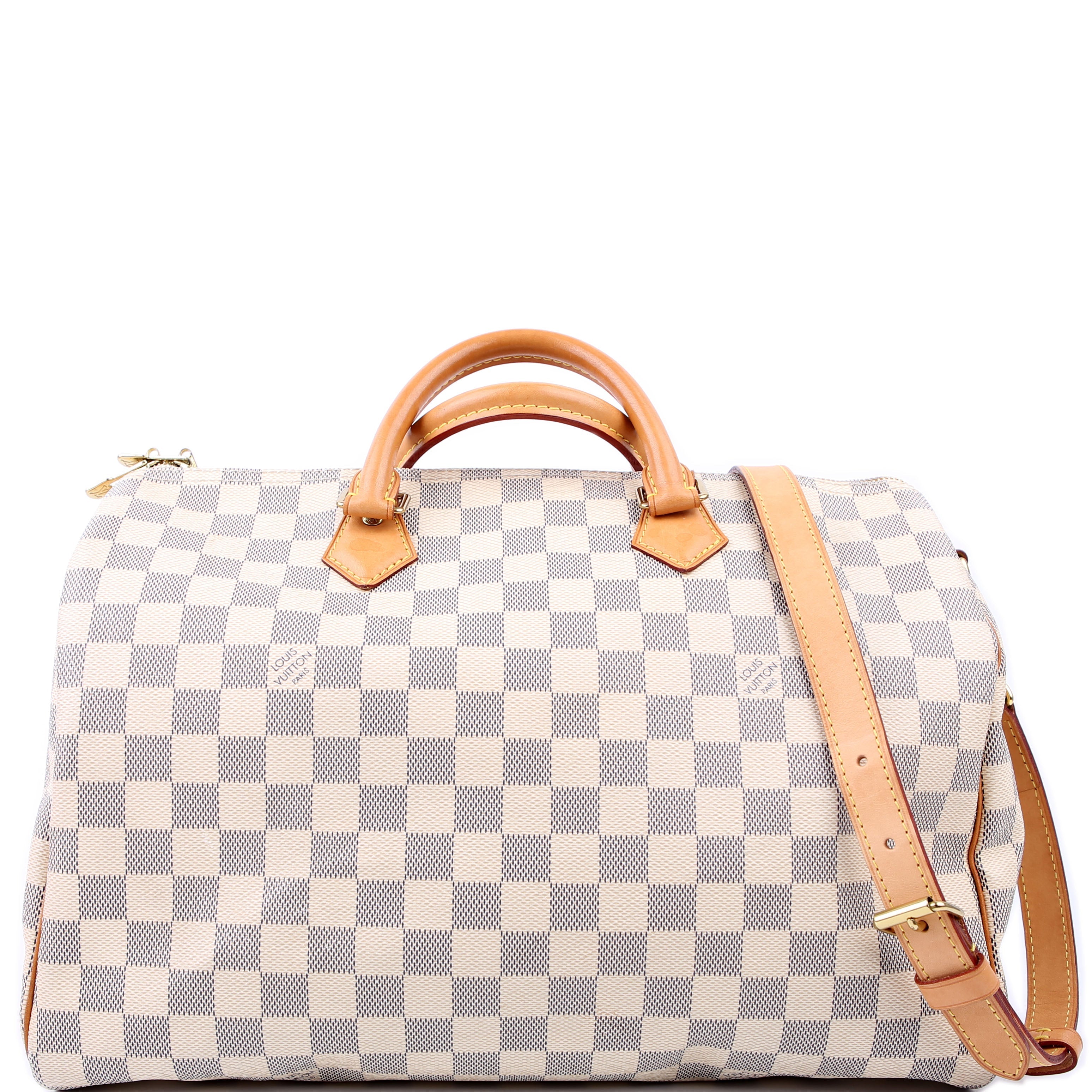 Speedy 35 Bandouliere Damier Azur