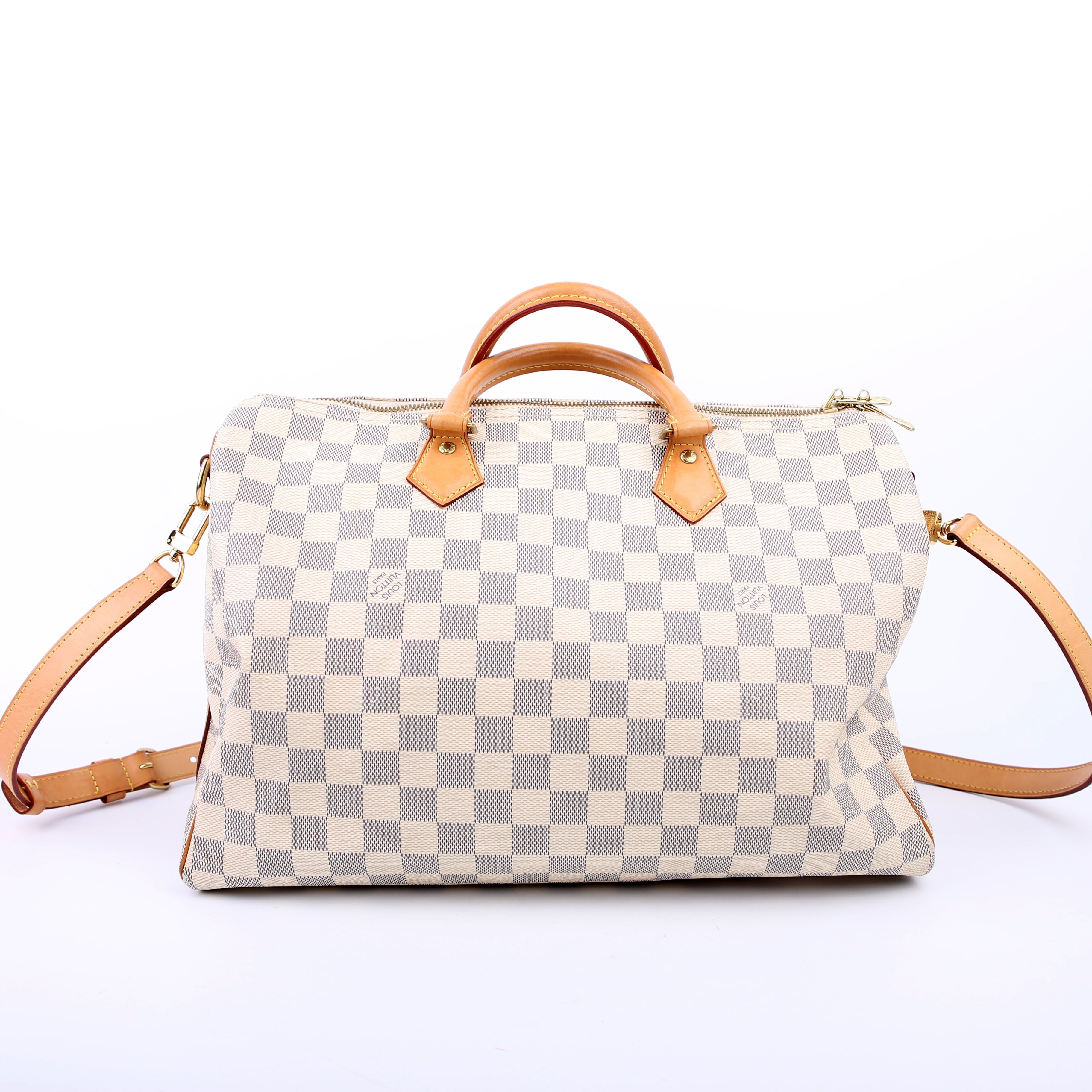 Speedy 35 Bandouliere Damier Azur
