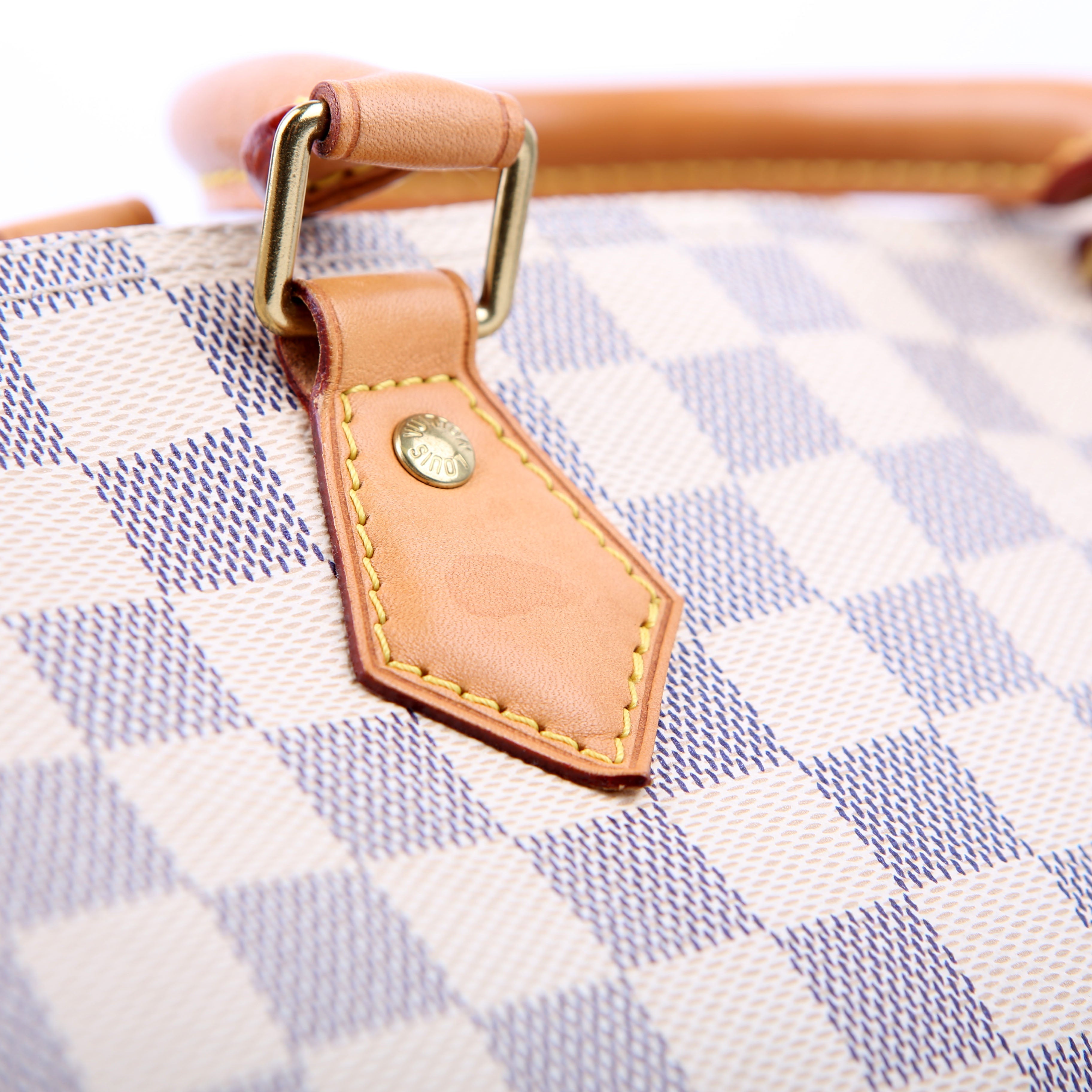 Speedy 35 Bandouliere Damier Azur