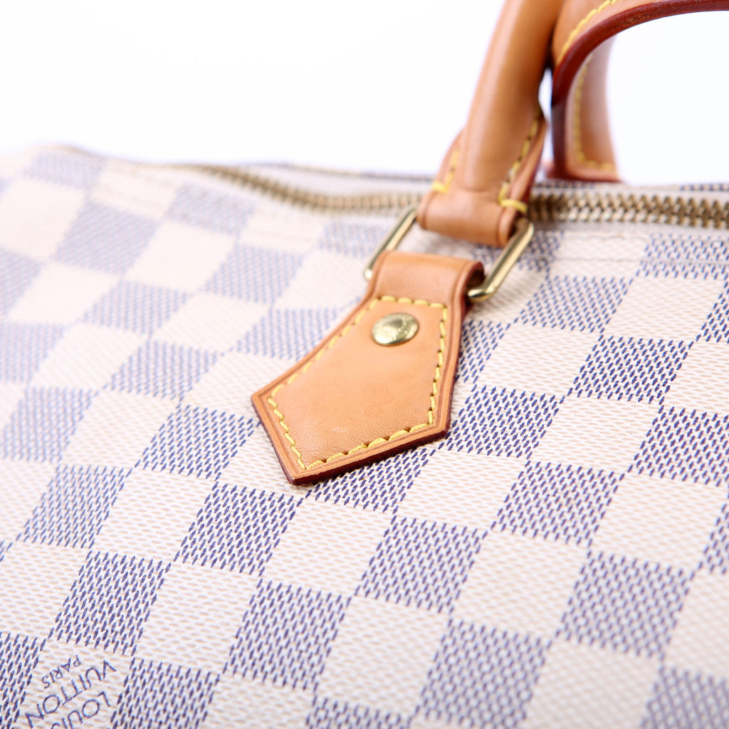 Speedy 35 Bandouliere Damier Azur