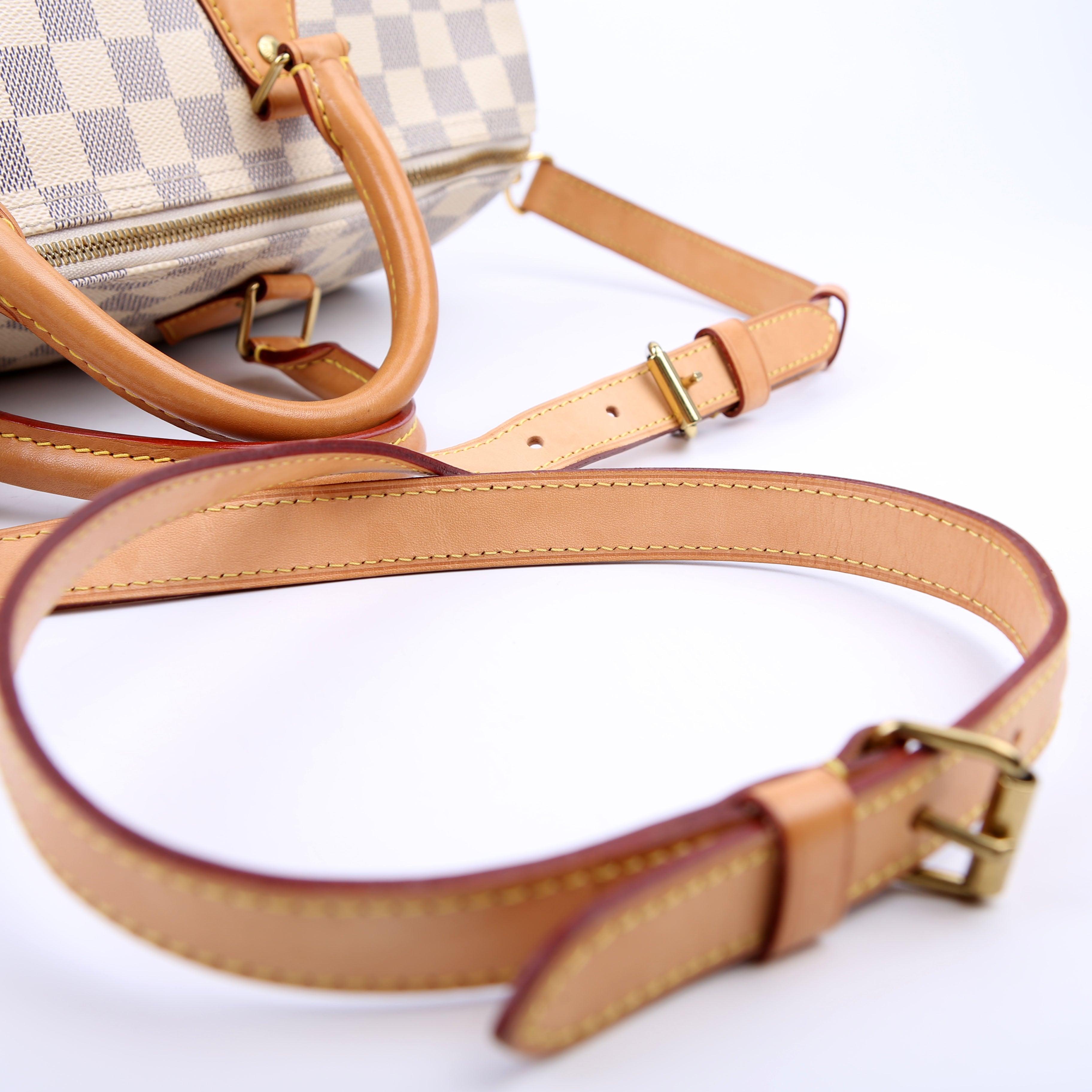 Speedy 35 Bandouliere Damier Azur