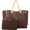 Neverfull With Wallet GM Monogram Pink