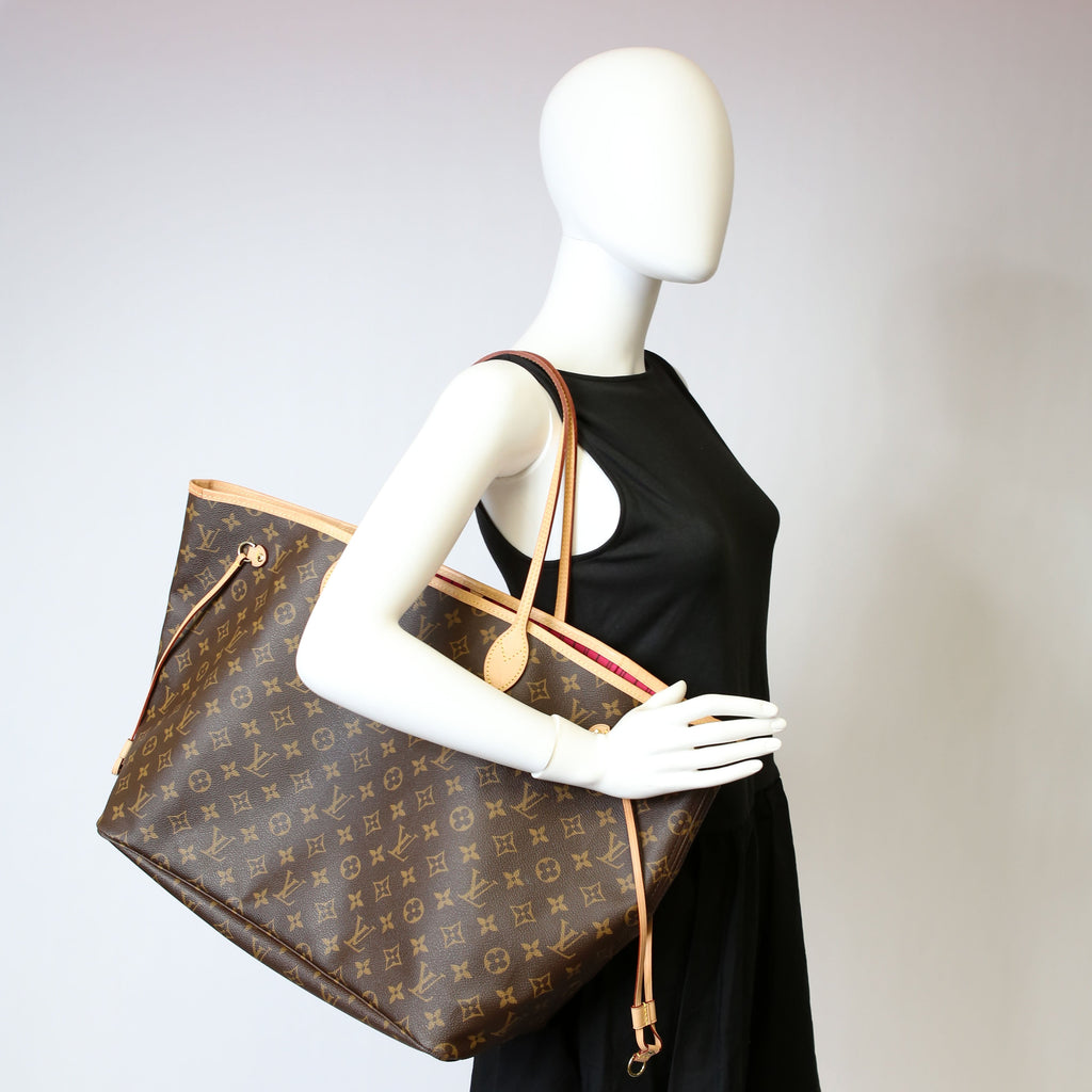 Neverfull With Wallet GM Monogram Pink