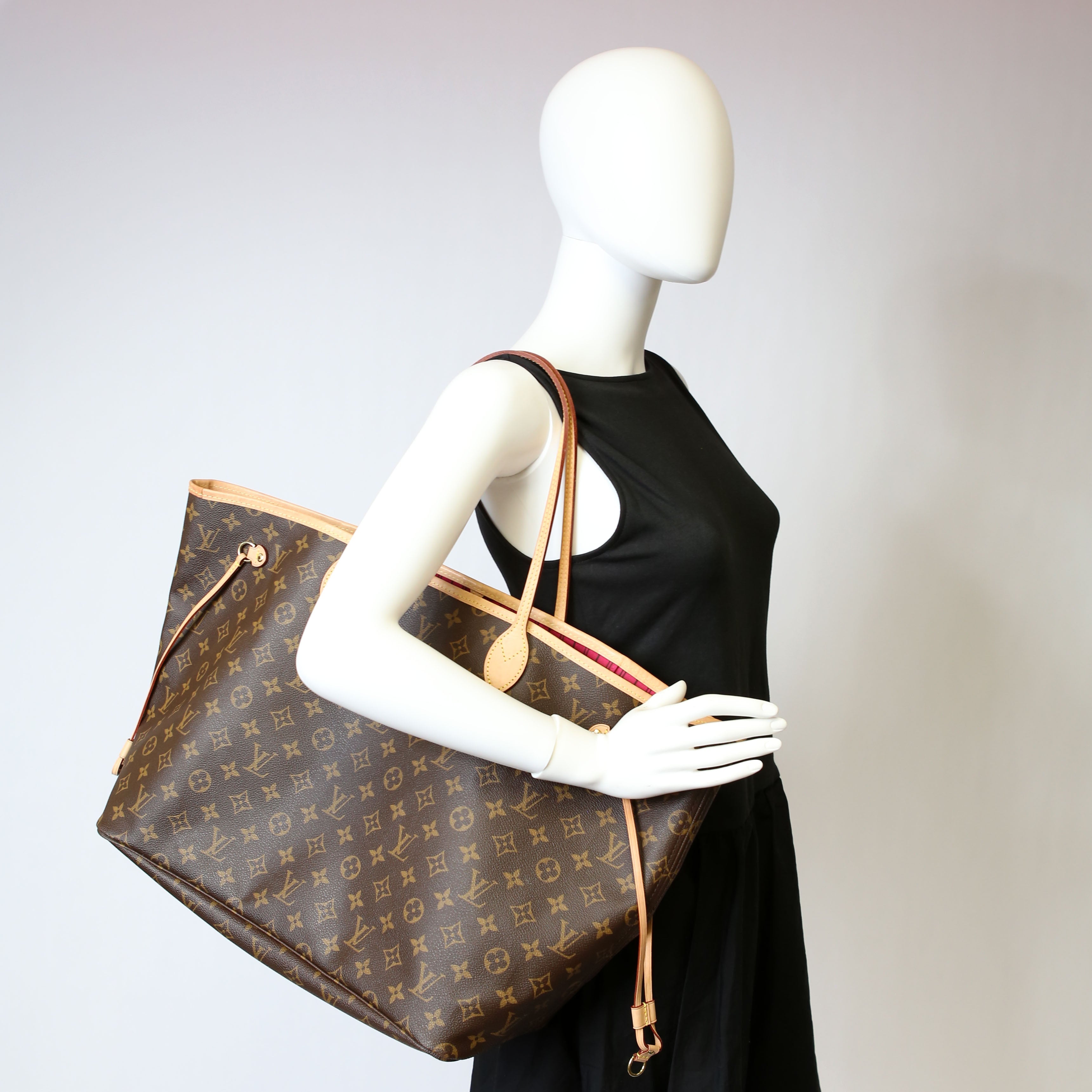 Neverfull With Wallet GM Monogram Pink