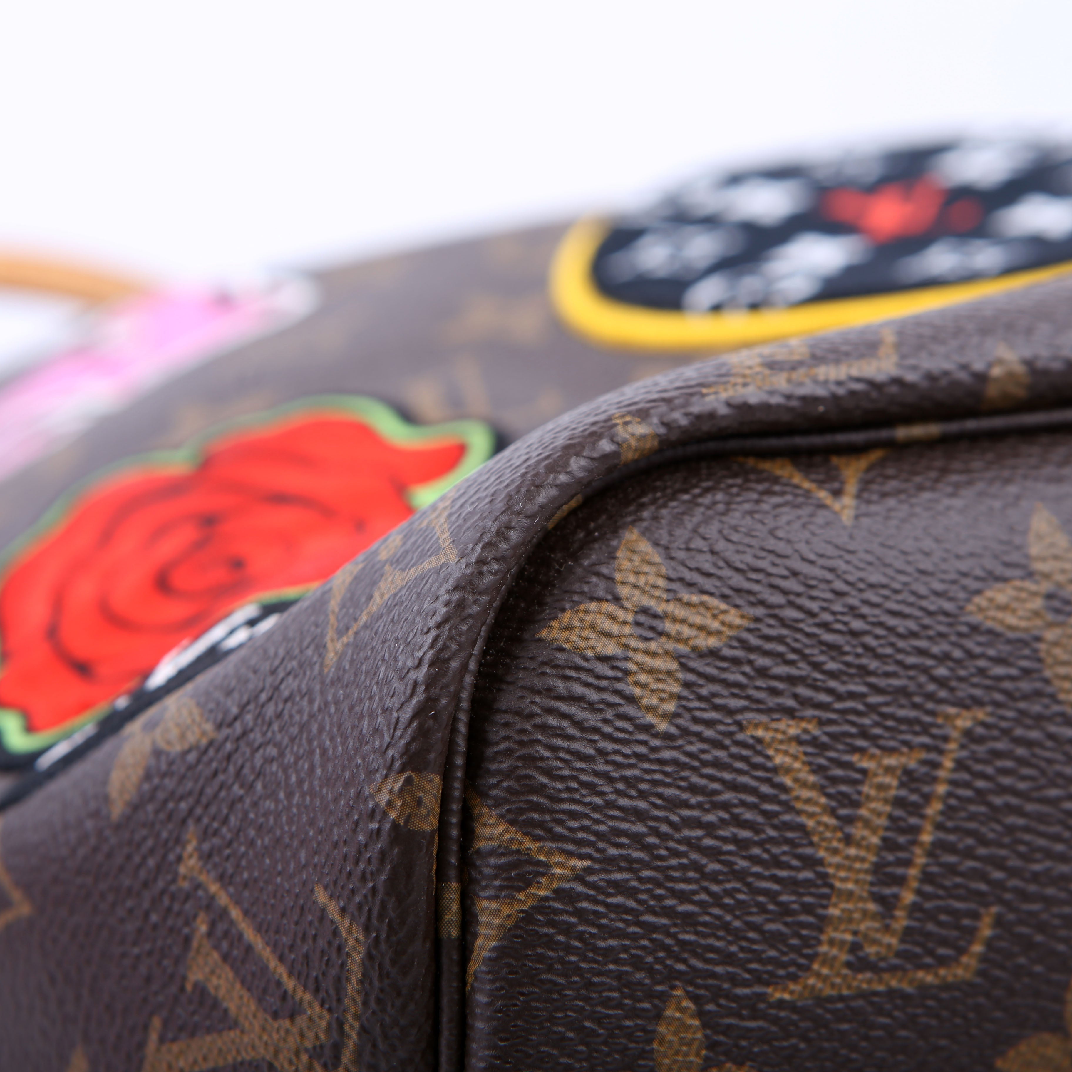Neverfull With Wallet MM Monogram Patches Pink