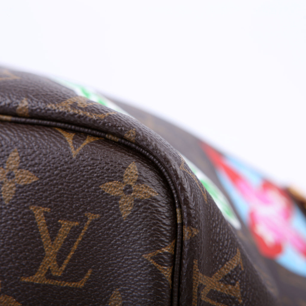 Neverfull With Wallet MM Monogram Patches Pink