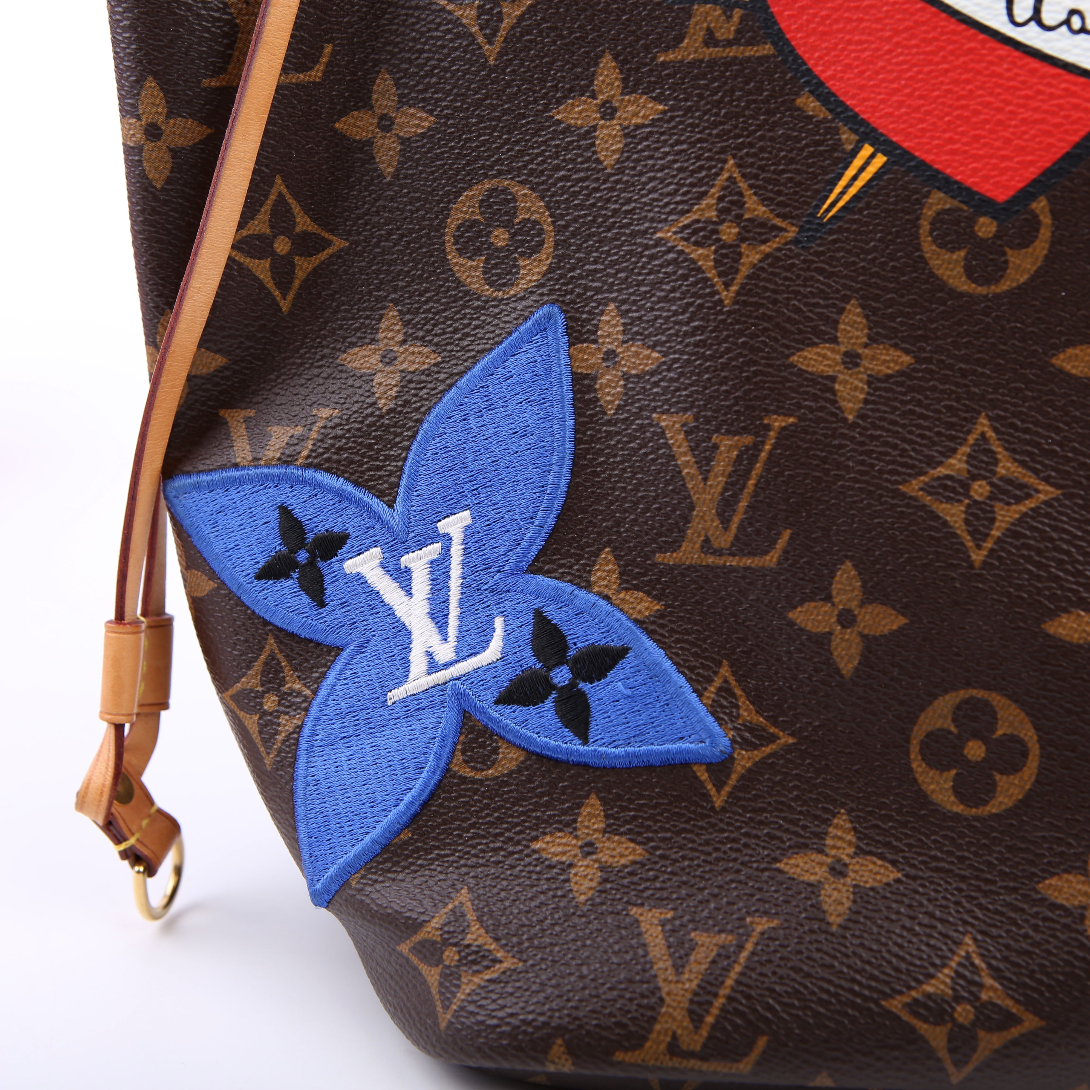 Neverfull With Wallet MM Monogram Patches Pink