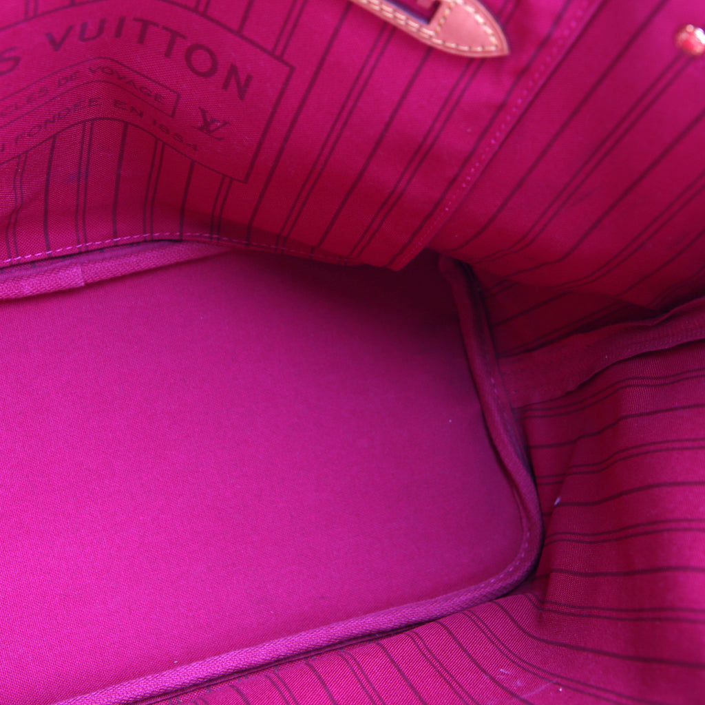 Neverfull With Wallet MM Monogram Patches Pink
