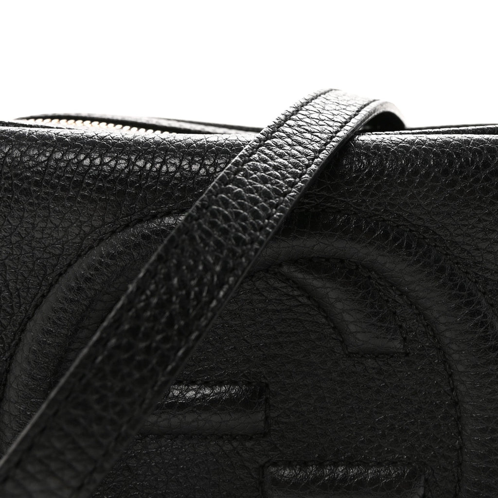 Gucci Pebbled Calfskin Small Soho Disco Bag Black