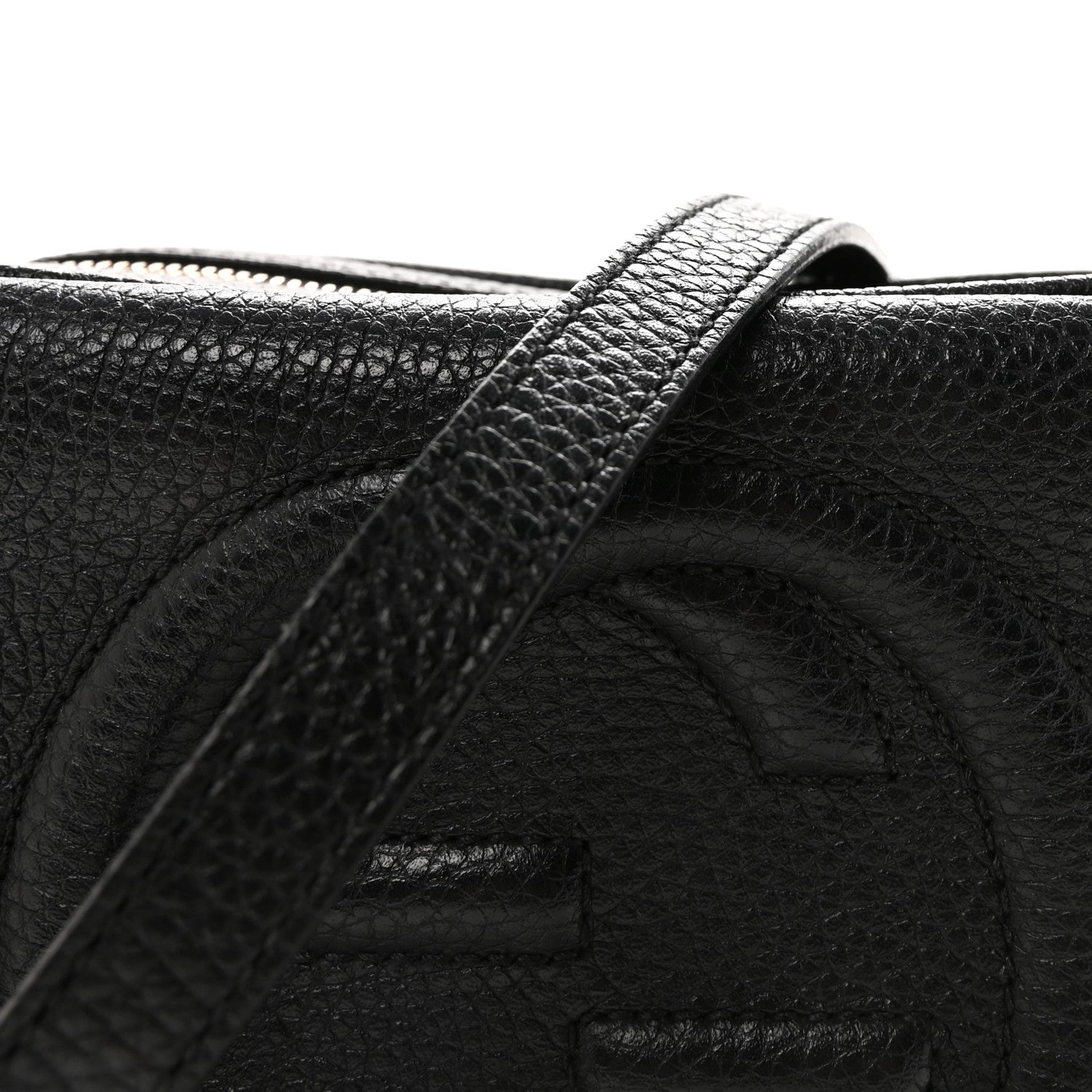 Gucci Pebbled Calfskin Small Soho Disco Bag Black