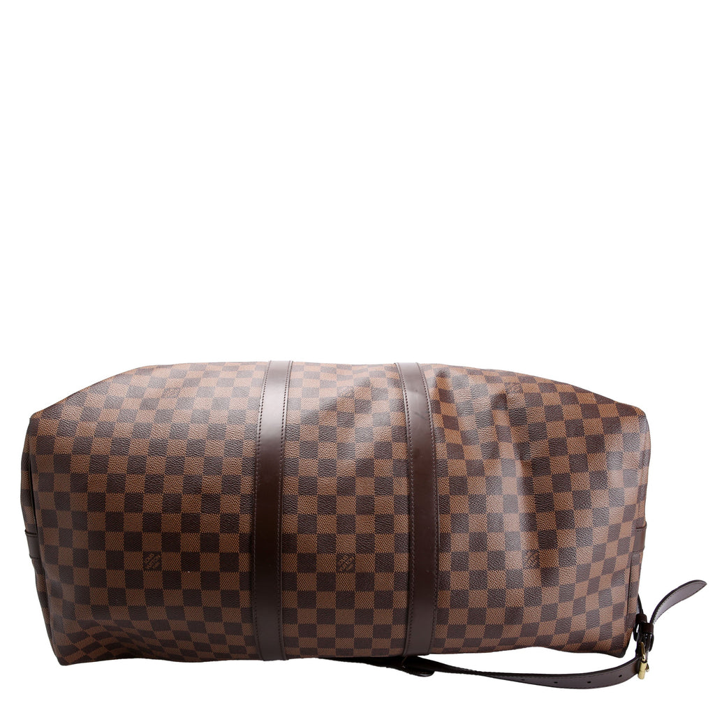 Keepall 55 Damier Ebene Bandouliere