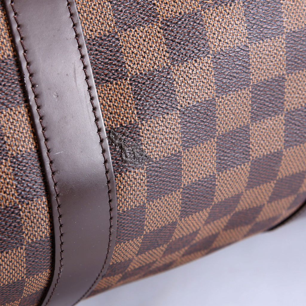 Keepall 55 Damier Ebene Bandouliere