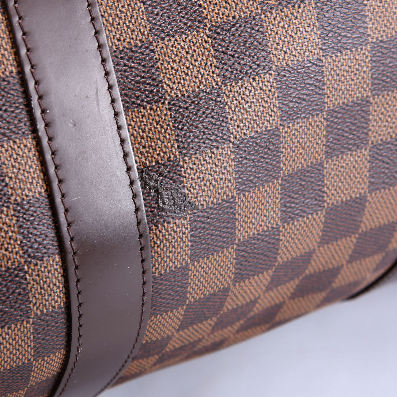 Keepall 55 Damier Ebene Bandouliere