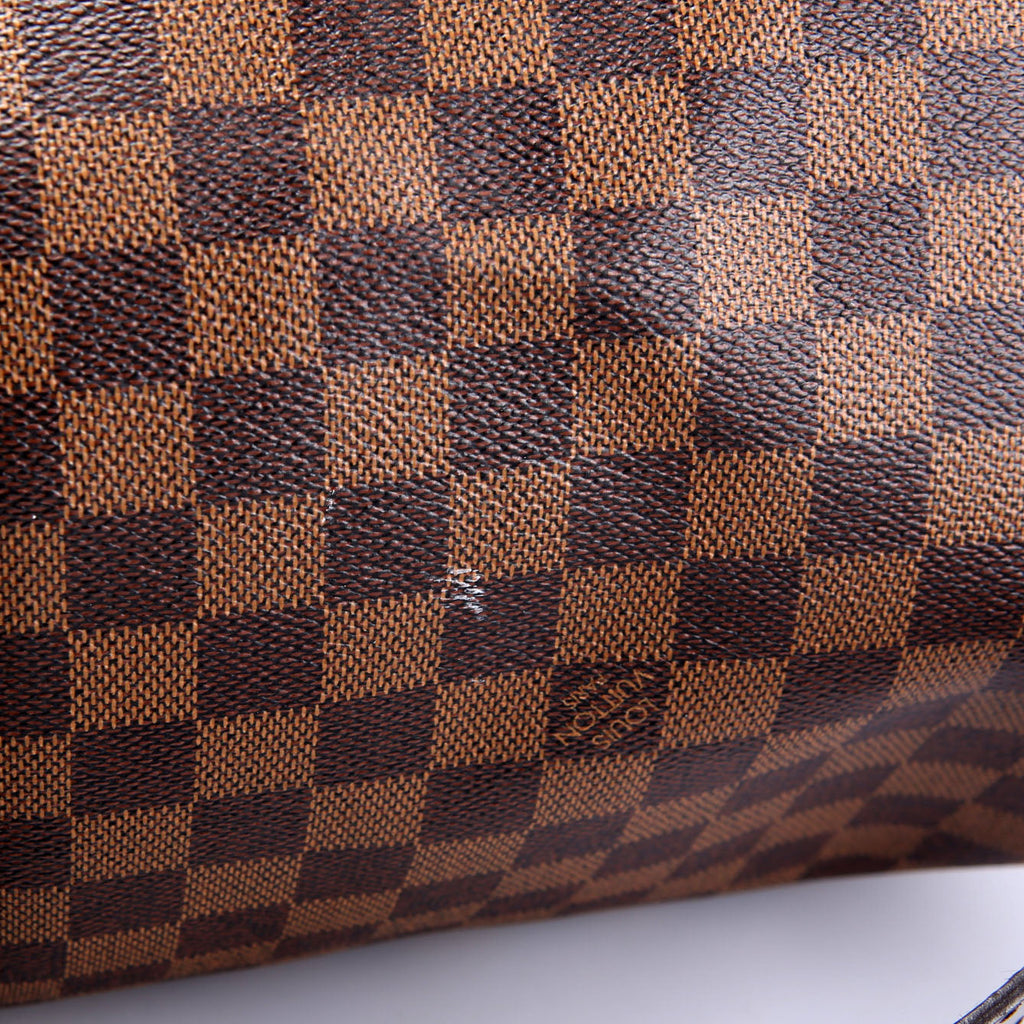 Keepall 55 Damier Ebene Bandouliere
