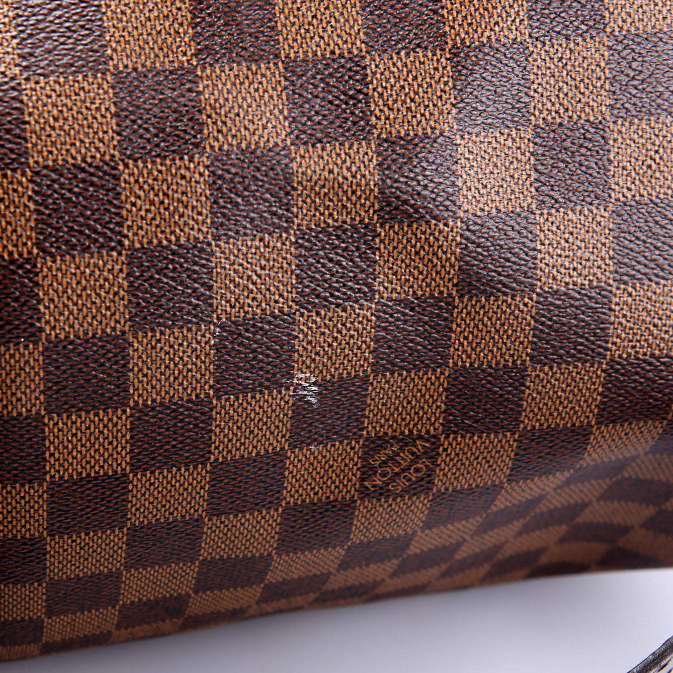 Keepall 55 Damier Ebene Bandouliere