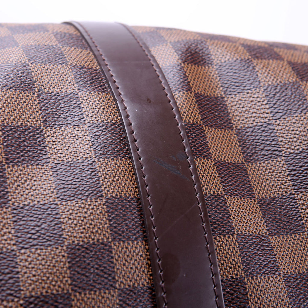 Keepall 55 Damier Ebene Bandouliere