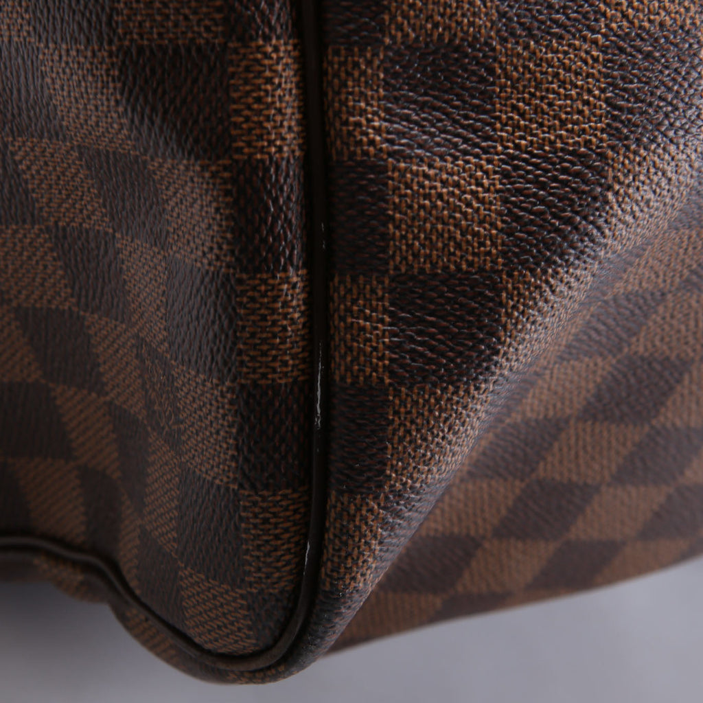 Keepall 55 Damier Ebene Bandouliere