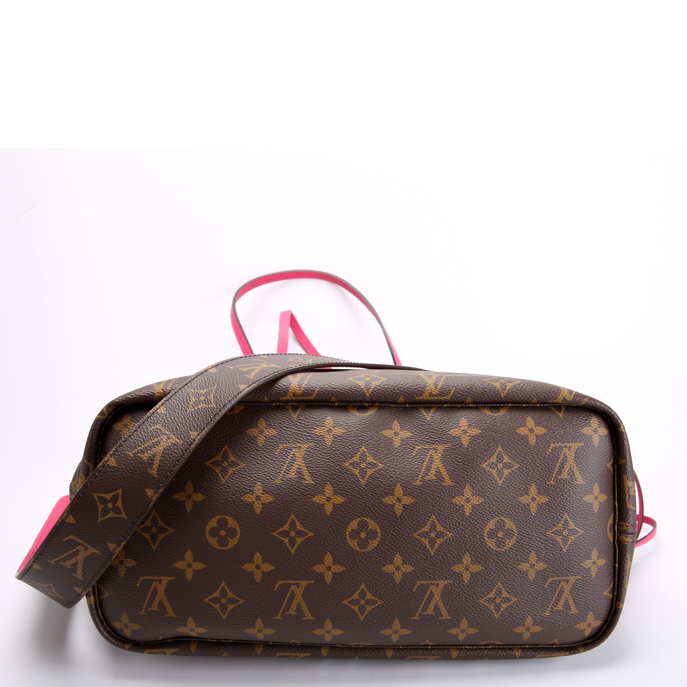 Neverfull MM Monogram Bando Inside Out Pink