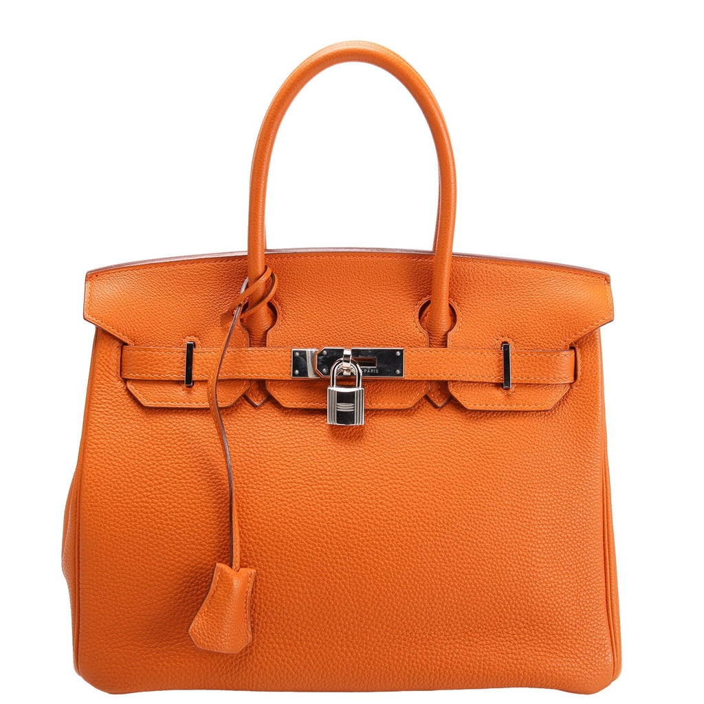 Hermes Birkin 30 Togo 2005 Orange H/Palladium