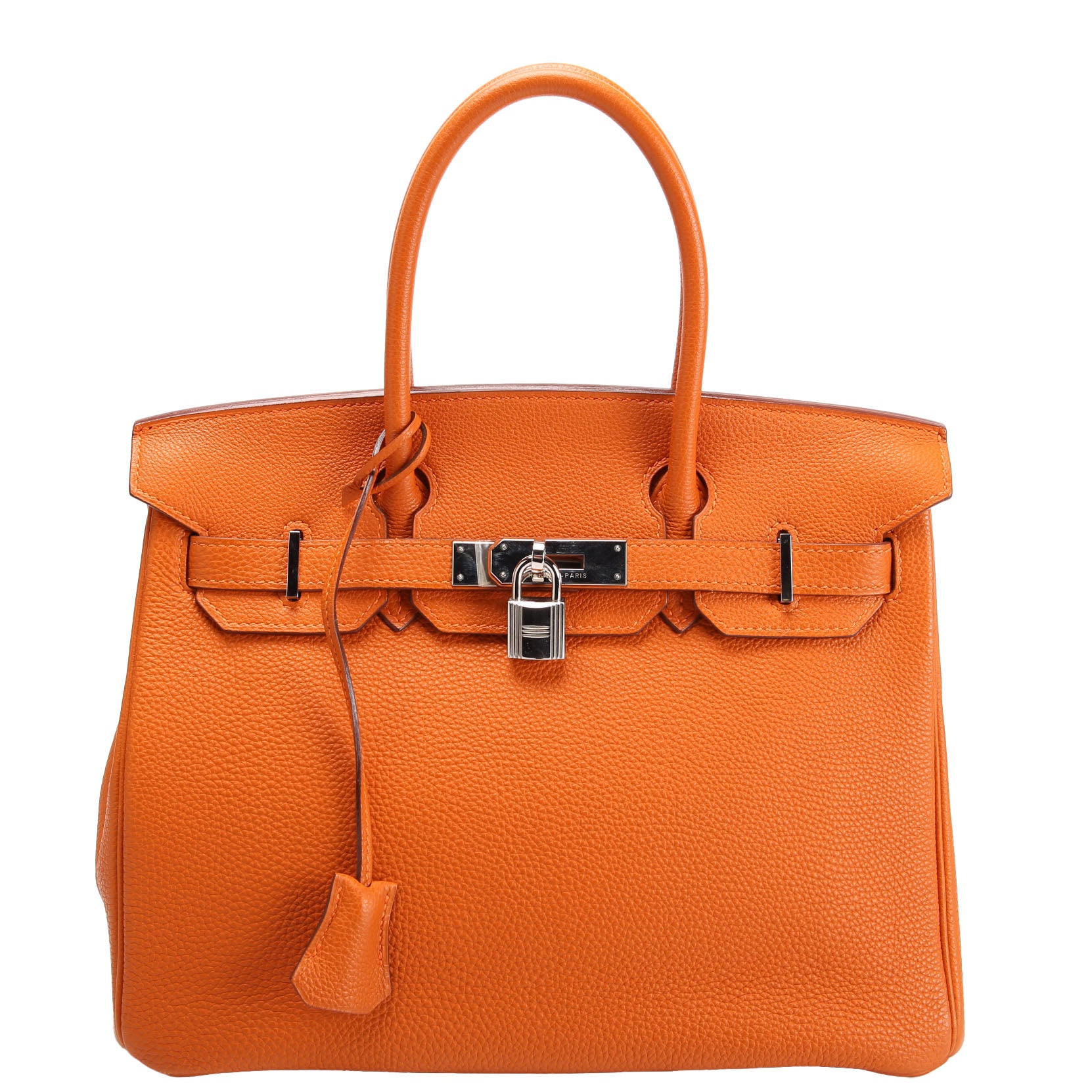 Hermes Birkin 30 Togo 2005 Orange H/Palladium