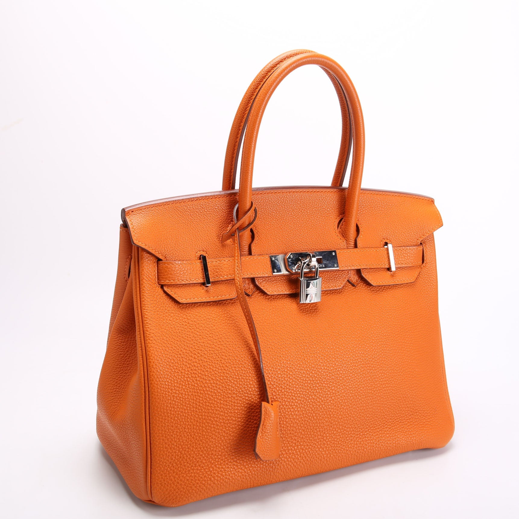 Hermes Birkin 30 Togo 2005 Orange H/Palladium