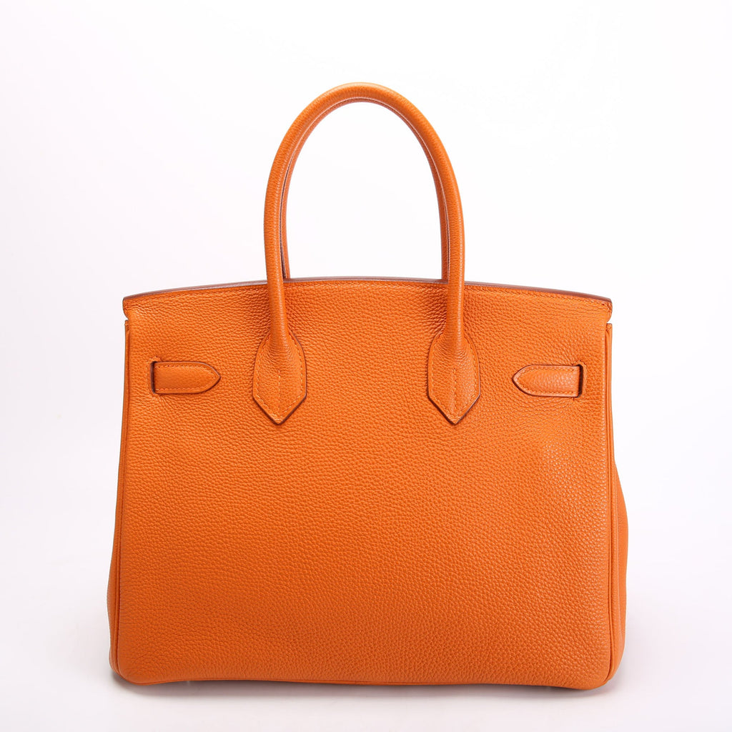 Hermes Birkin 30 Togo 2005 Orange H/Palladium
