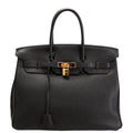 Togo Birkin 35 Black/Gold