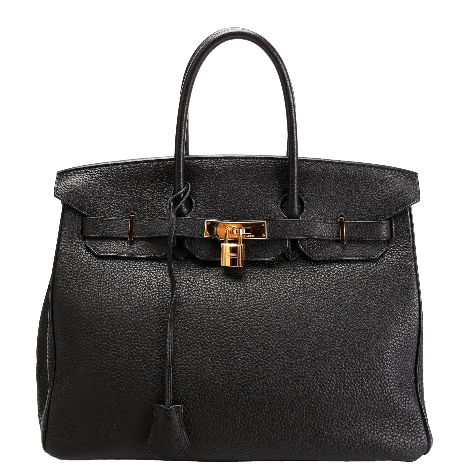 Togo Birkin 35 Black/Gold