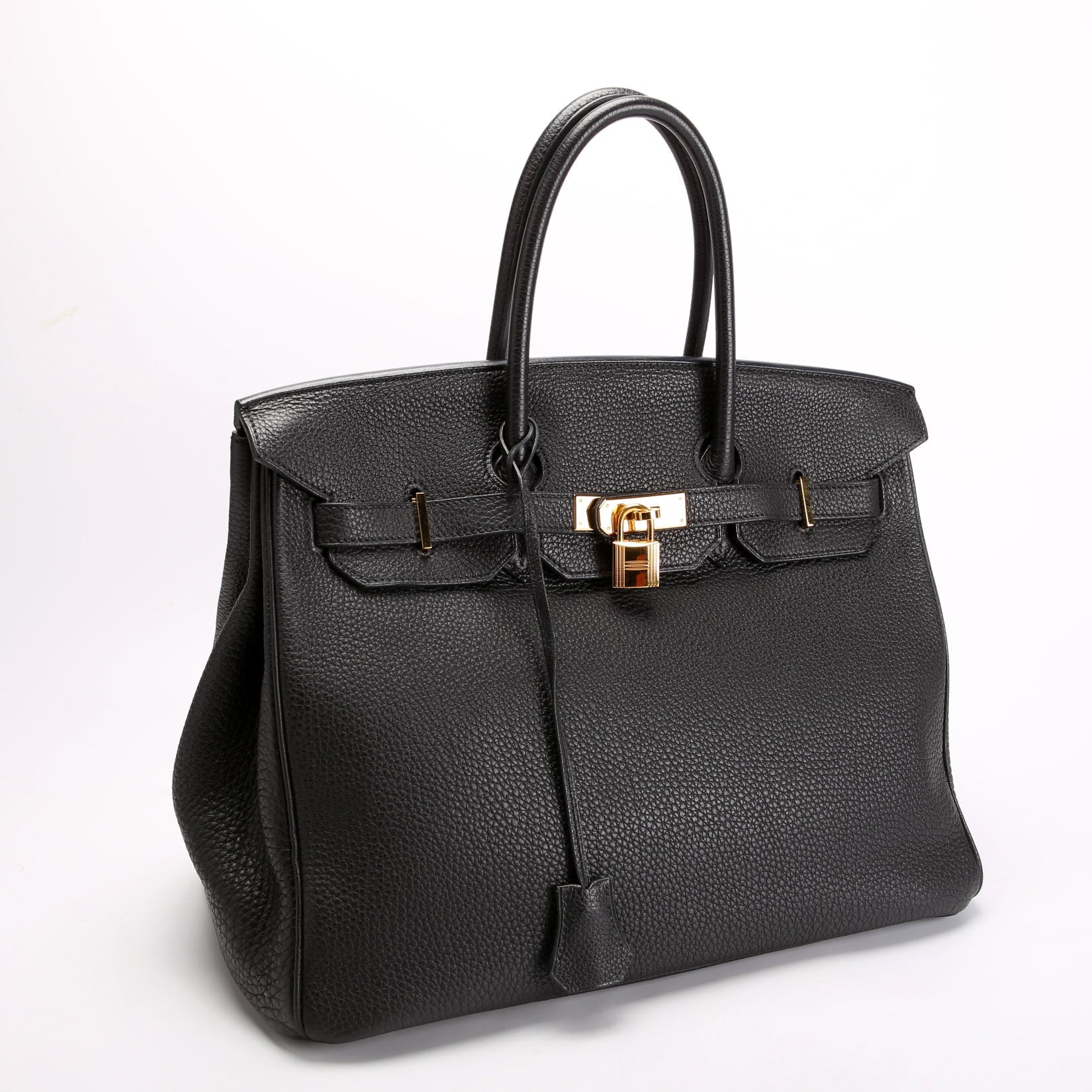 Togo Birkin 35 Black/Gold